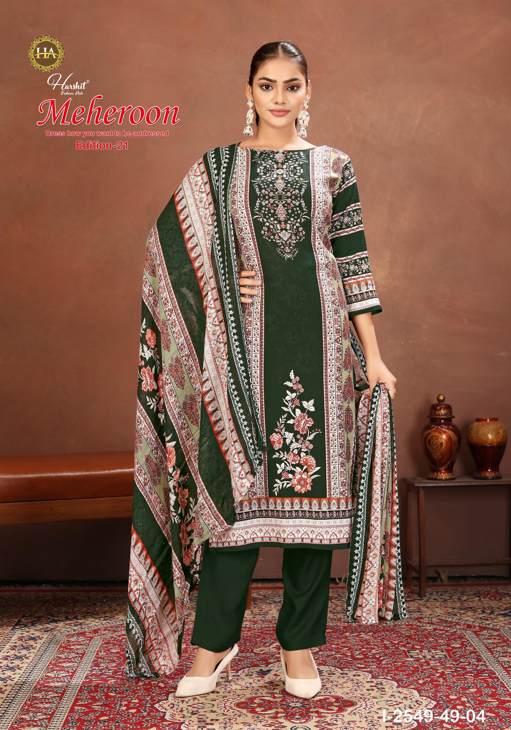 Harshit Fashion – Mehroon Vol.21