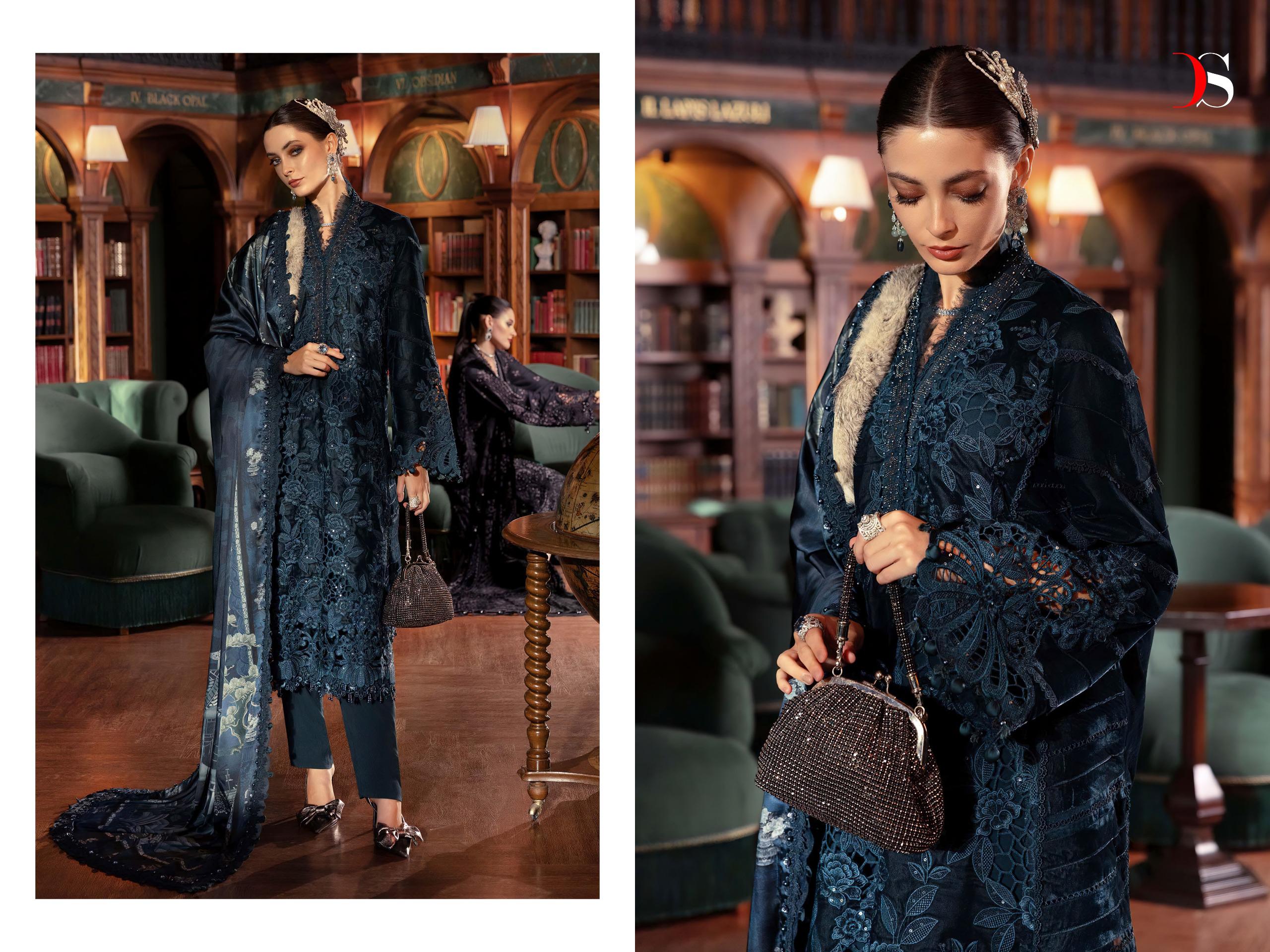 DEEPSY SUITS – Maria B Luxe 25-2 Ciffon Duptta