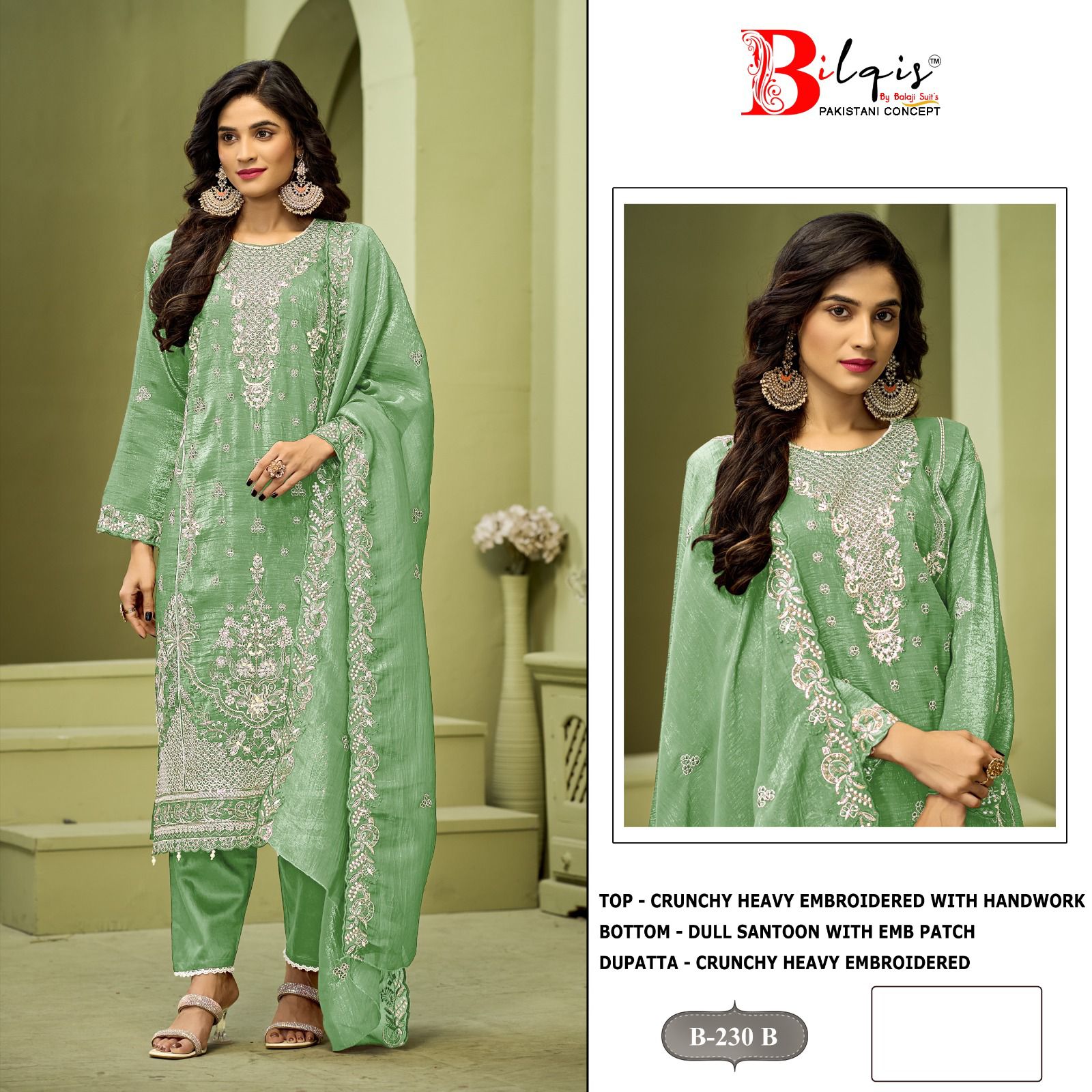 BilQis  – D.No.230     Salwar Suit Wholesale Catalog Ramzan Special
