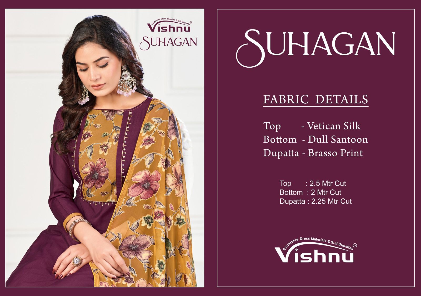 Vishnu Impex – Suhagan     Salwar Suit Wholesale Catalog Any Occasion