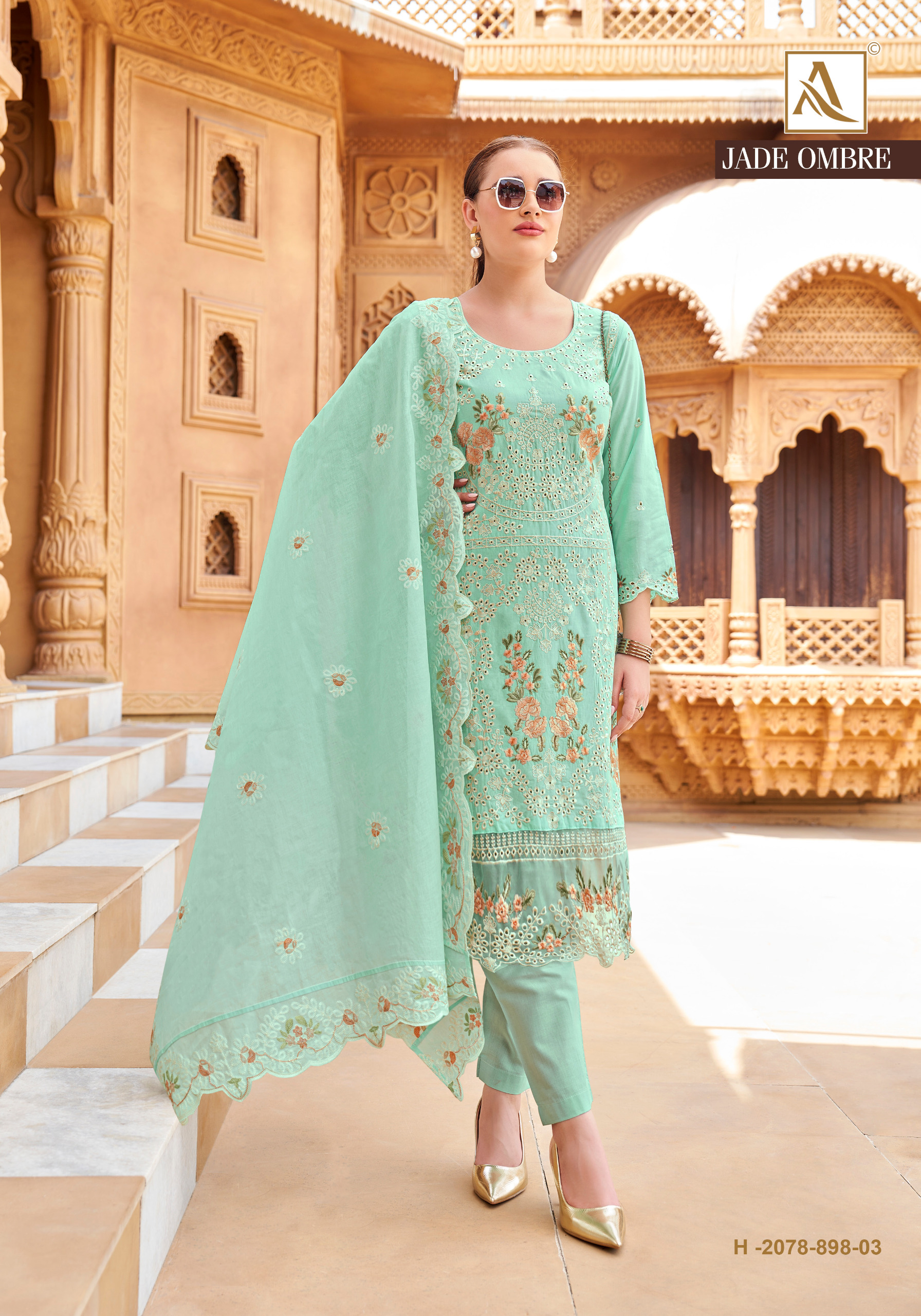 Alok Suit – Jade Ombre