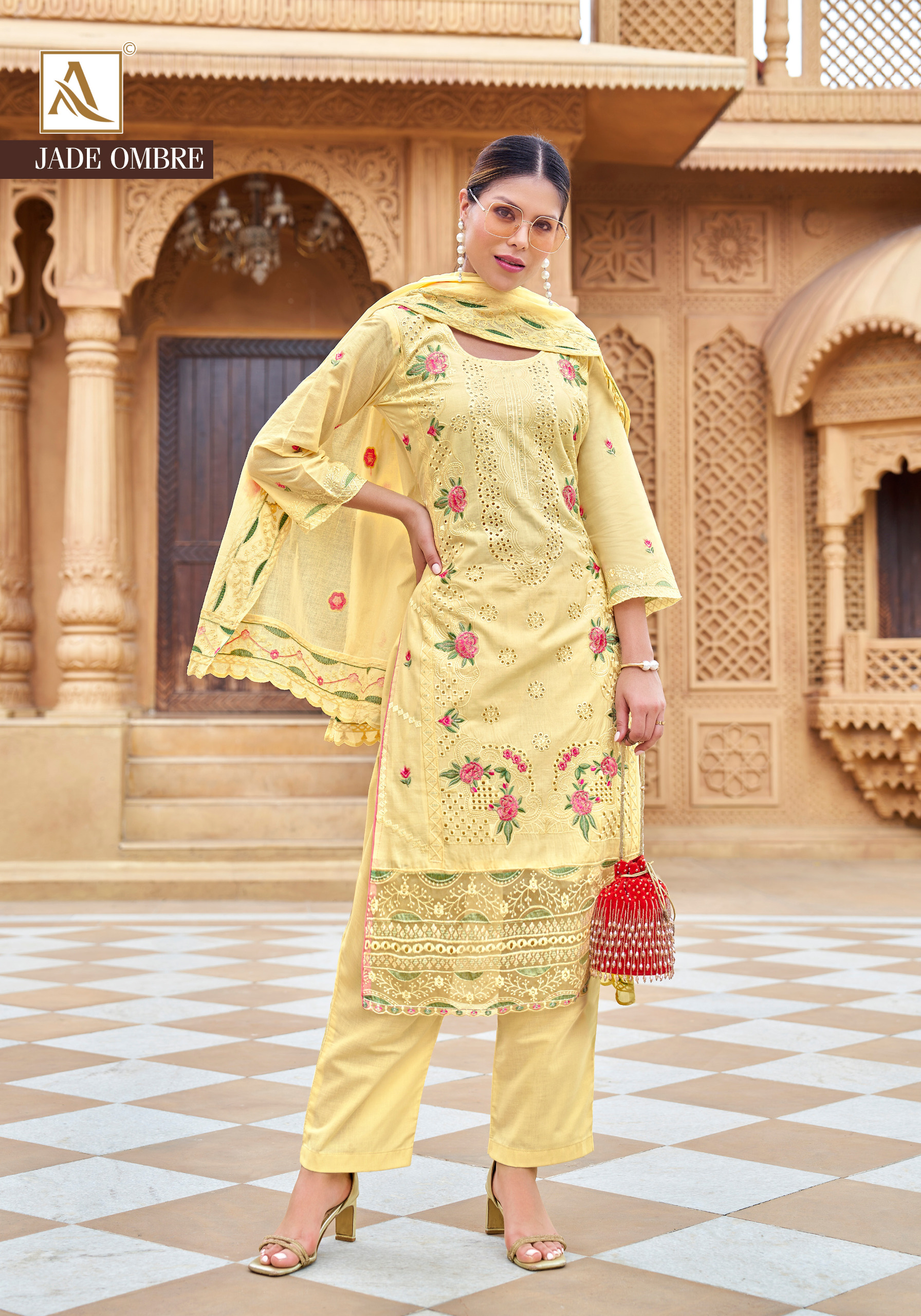 Alok Suit – Jade Ombre
