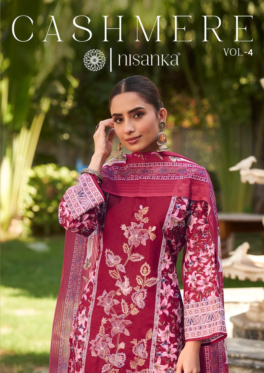 Nisanka – Cashmere Vol.4     Salwar Suit Wholesale Catalog Any Occasion