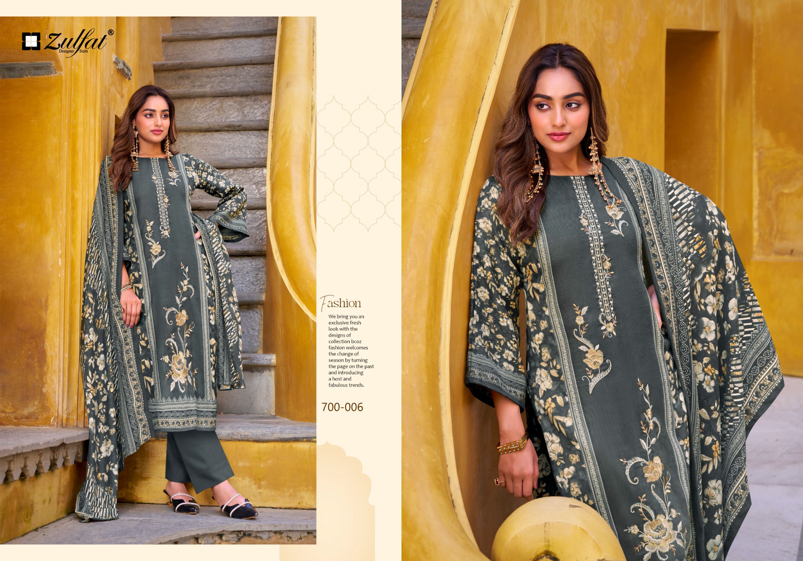 Zulfat Designer Suits – Meenakaari