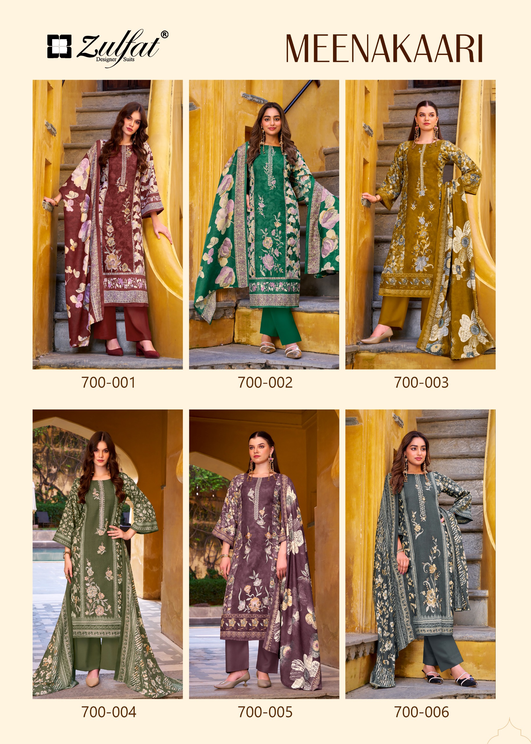Zulfat Designer Suits – Meenakaari