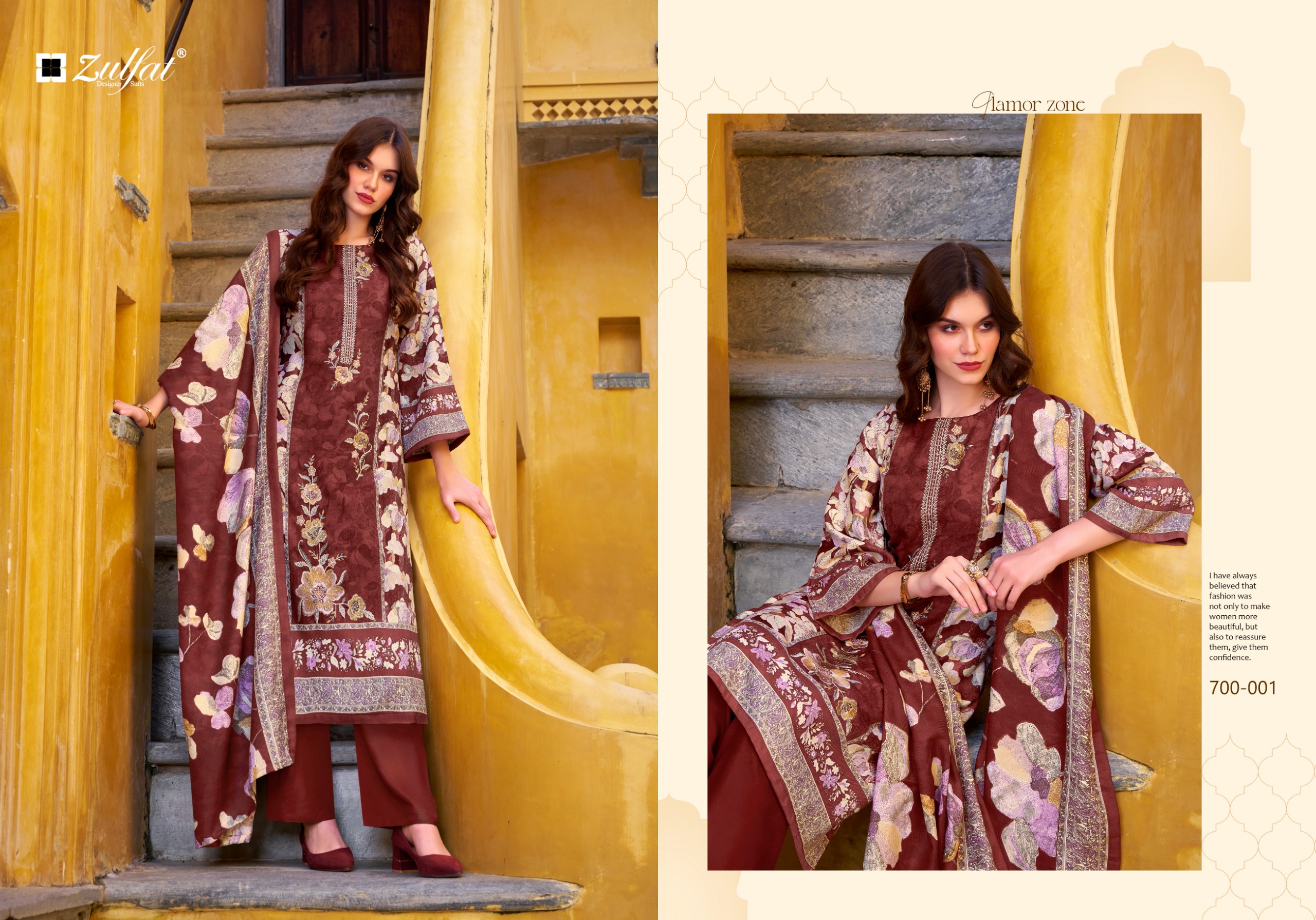 Zulfat Designer Suits – Meenakaari