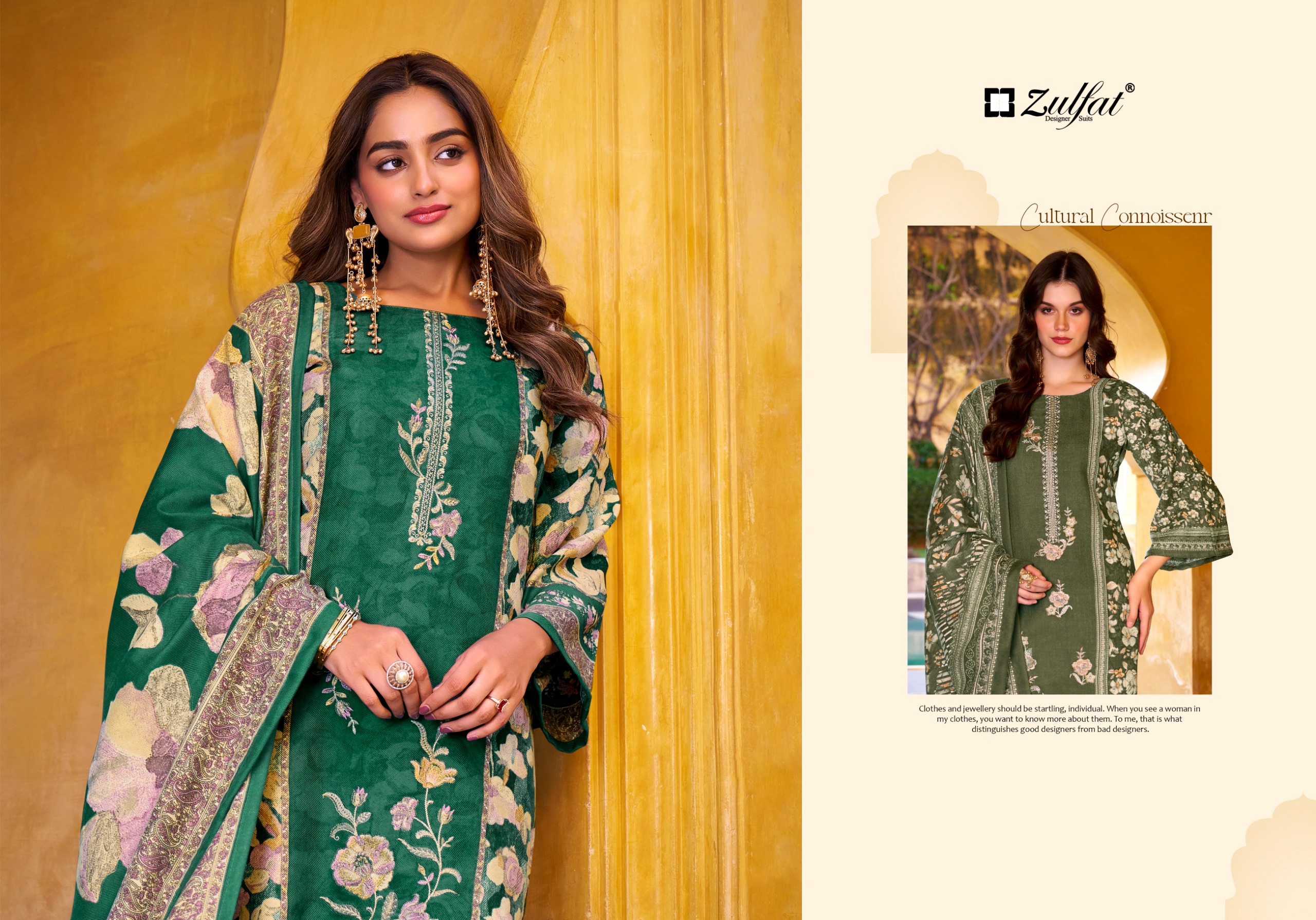 Zulfat Designer Suits – Meenakaari