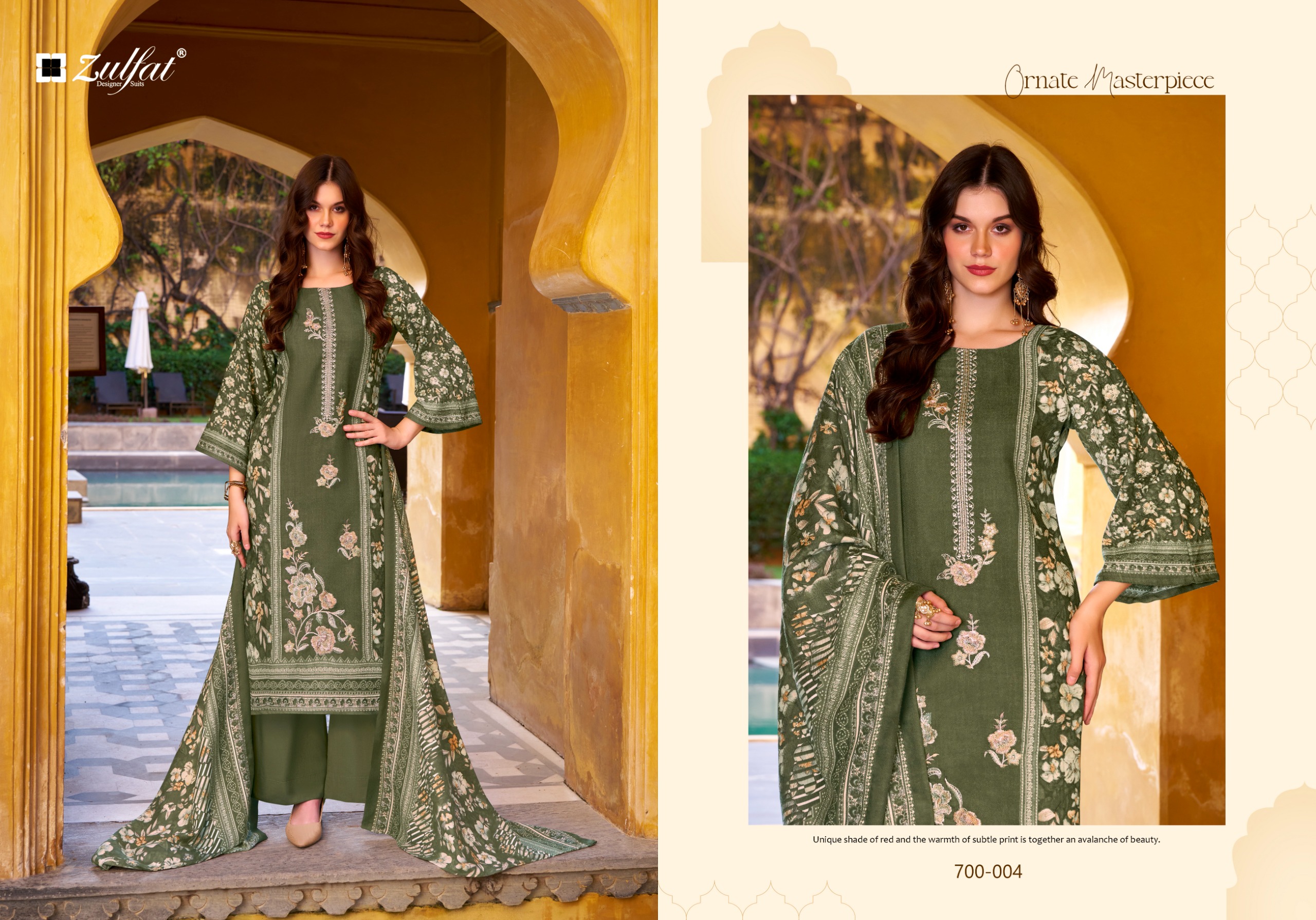 Zulfat Designer Suits – Meenakaari