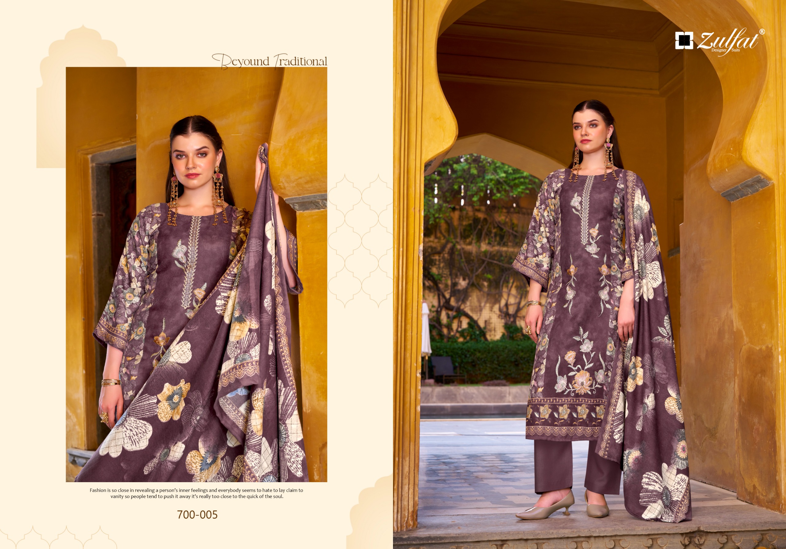 Zulfat Designer Suits – Meenakaari