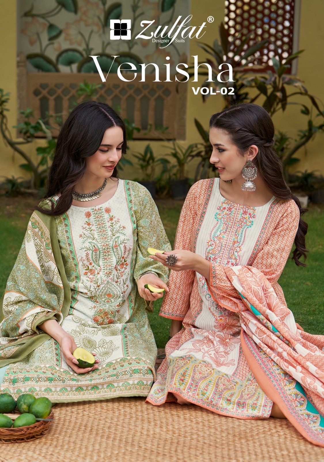 Zulfat Designer Suits – Venisha Vol.2