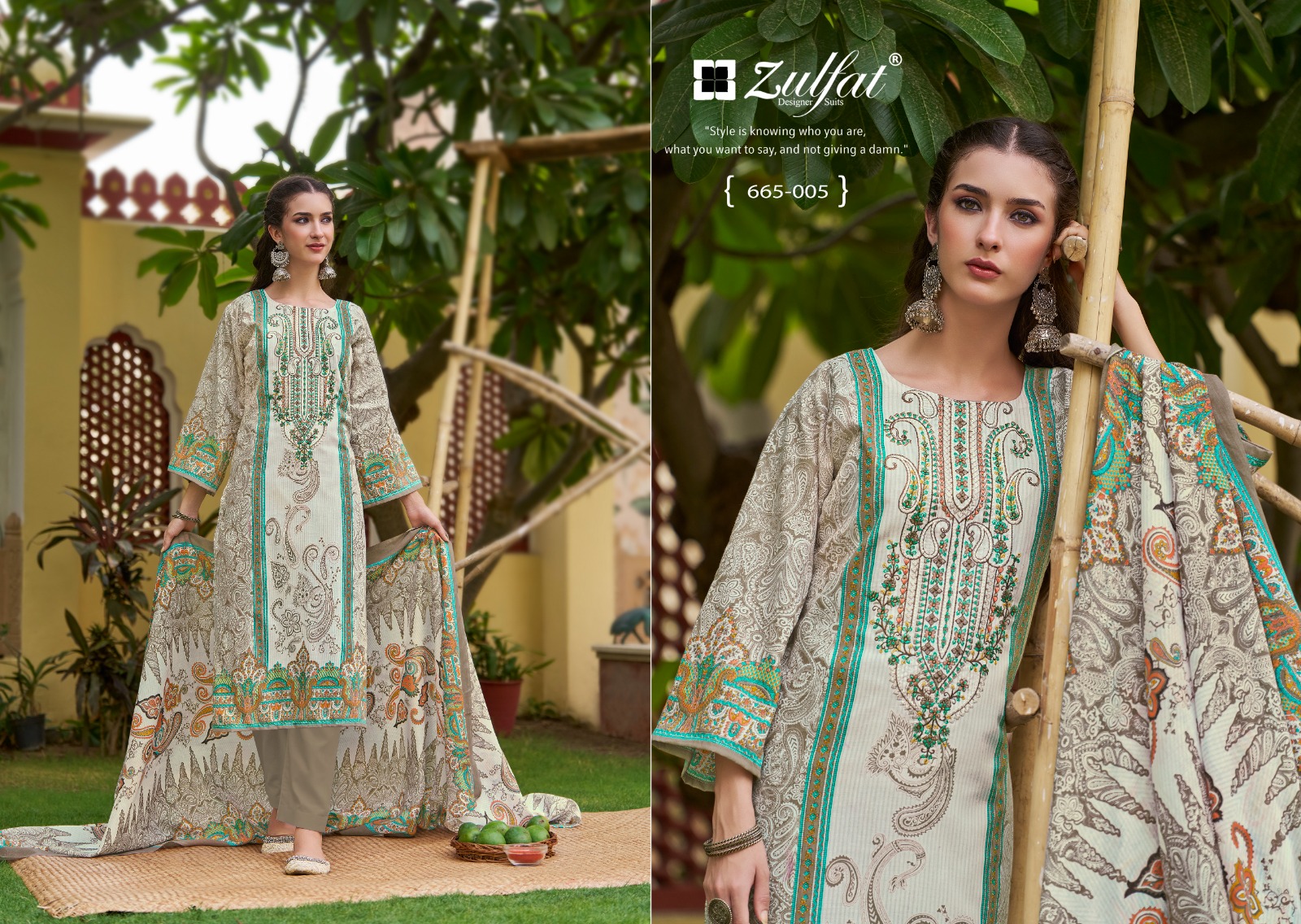 Zulfat Designer Suits – Venisha Vol.2