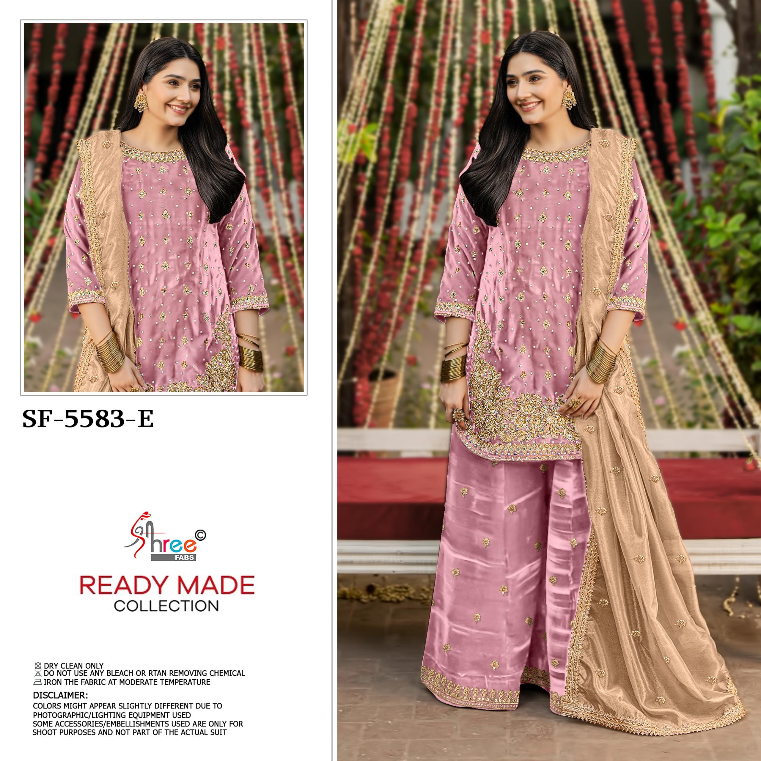 Shree Fab – D.No.5583     Readymade Wholesale Catalog Ramzan Special