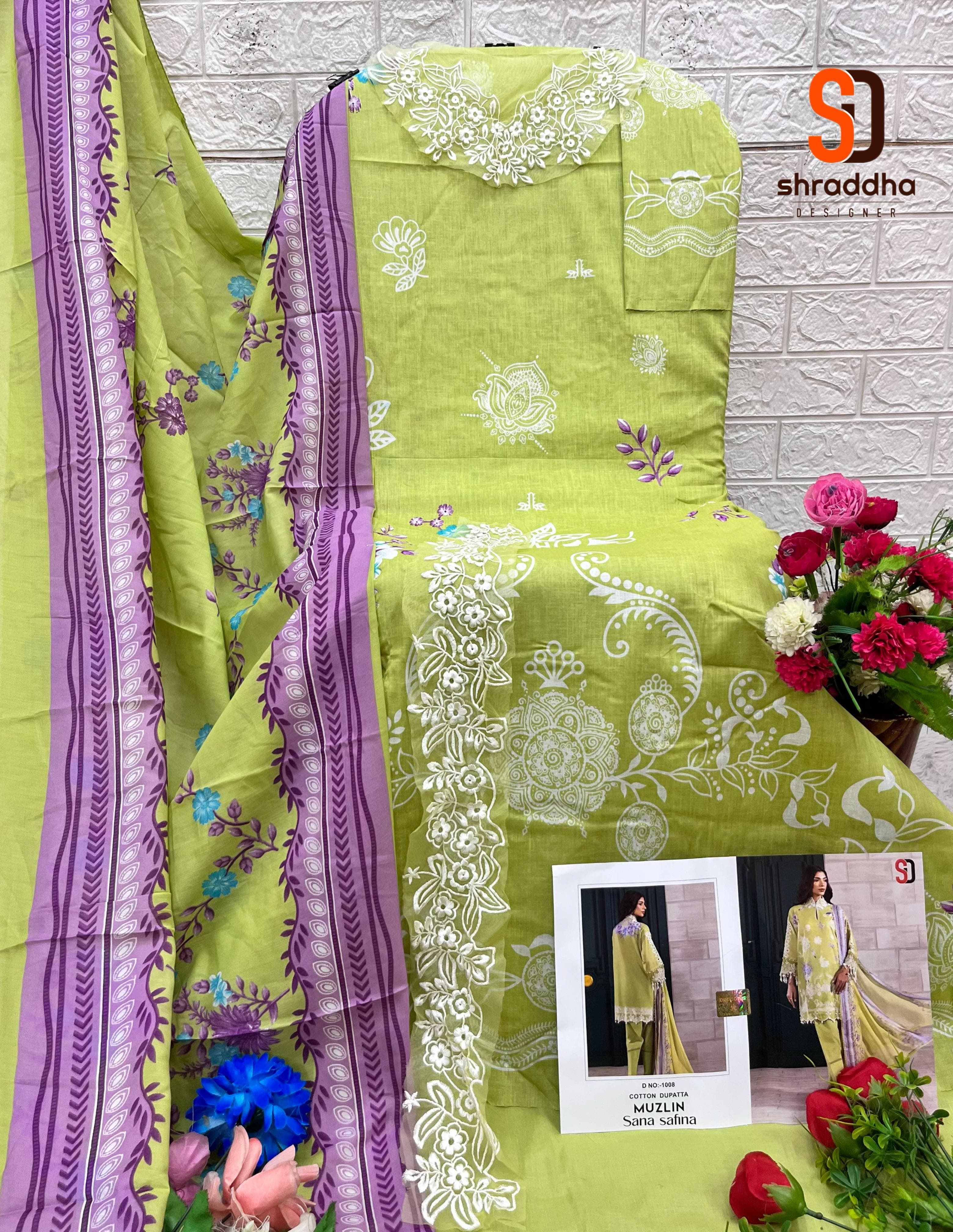 Sharaddha Designer – Muzlin Sana Safinaz Cotton Duptta