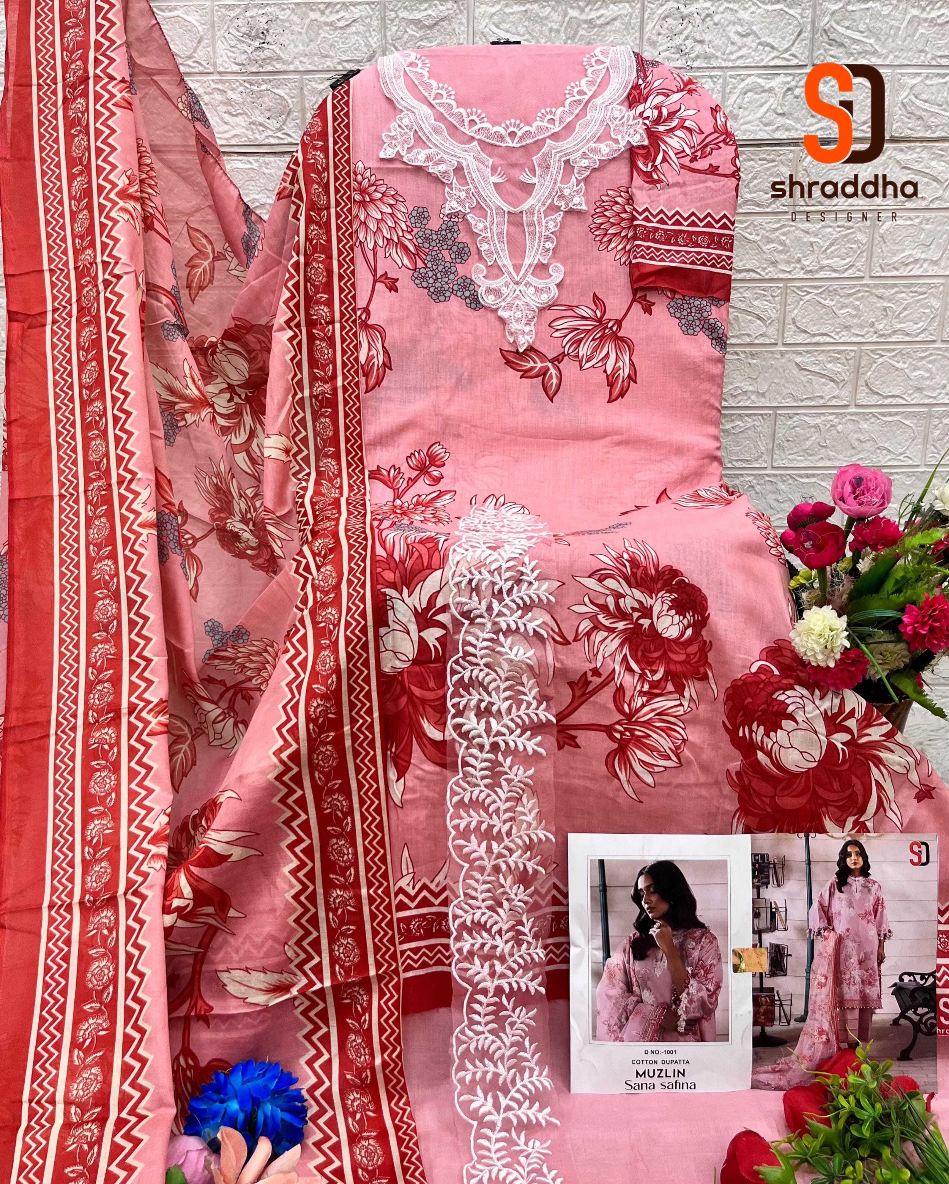 Sharaddha Designer – Muzlin Sana Safinaz Cotton Duptta