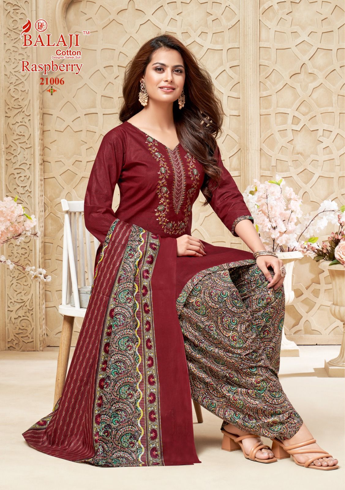 Balaji Cotton – Rasberry 21