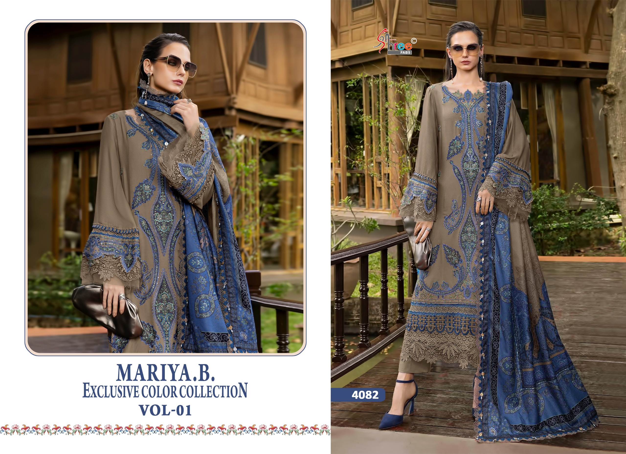 Shree Fab – Maria b exclusive collection 14 Cotton Duptta