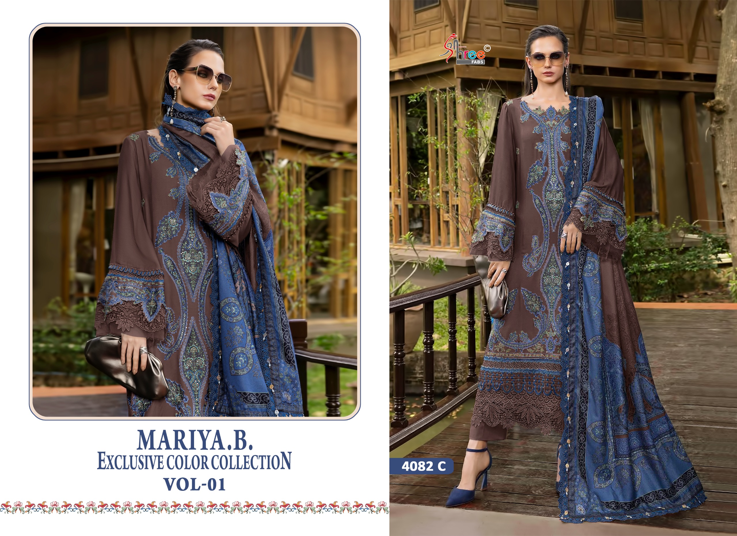 Shree Fab – Maria b exclusive collection 14 Cotton Duptta