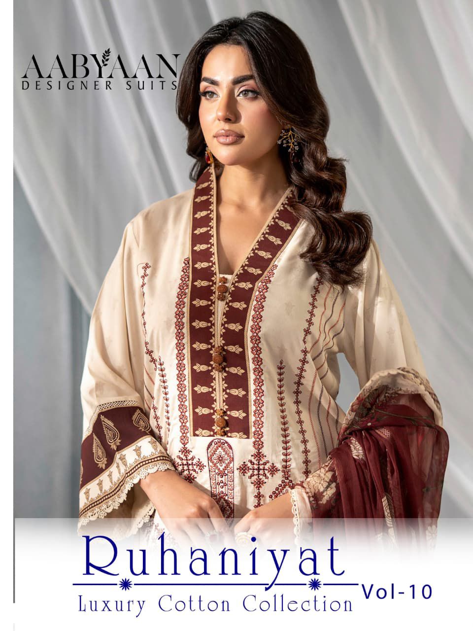 Aabyaan Designer – Ruhaniyat     Cotton Printed Wholesale Catalog Any Occasion