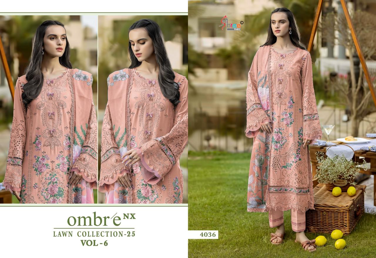 Shree fab – Ombre lawn Collection Vol.6 Cotton Duptta