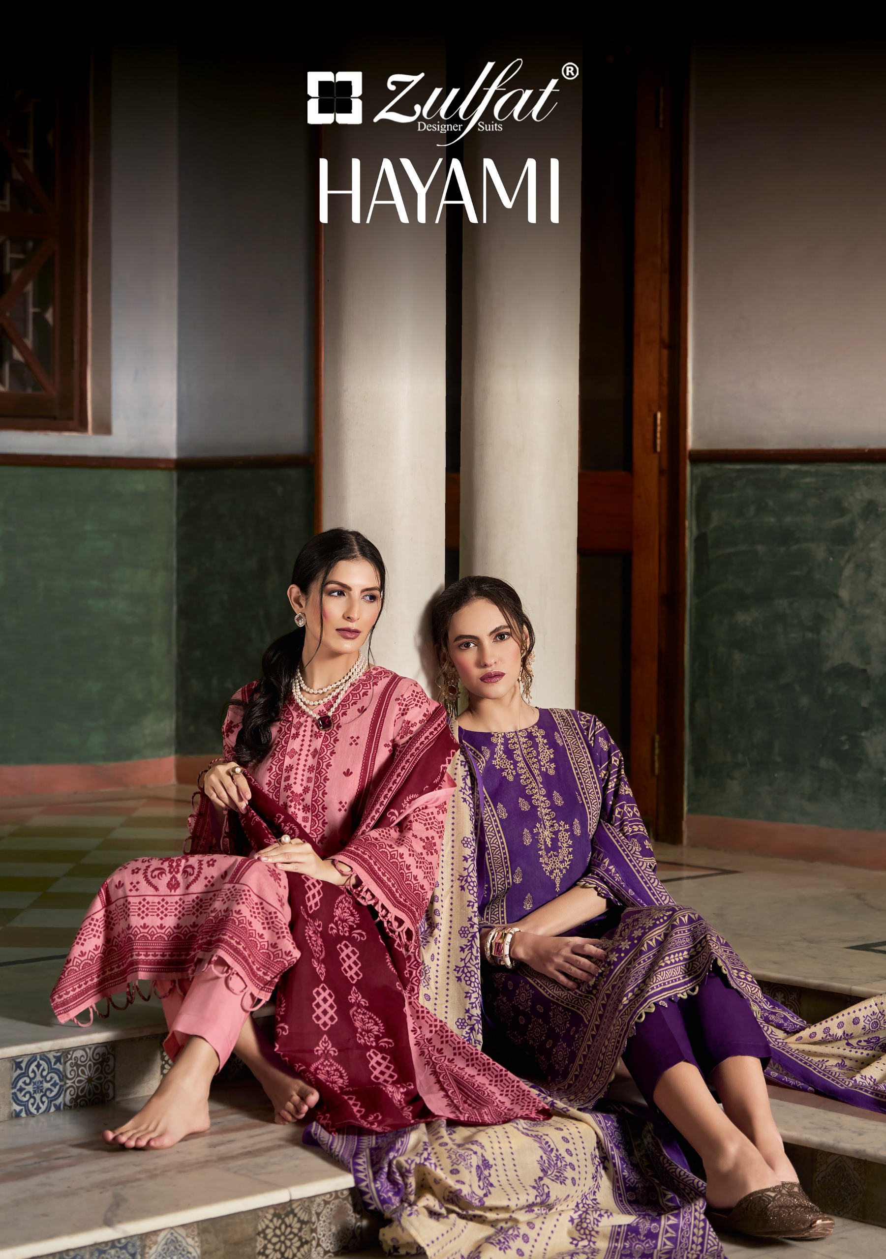 Zulfat Designer Suits – Hayami     Salwar Suit Wholesale Catalog Any Occasion