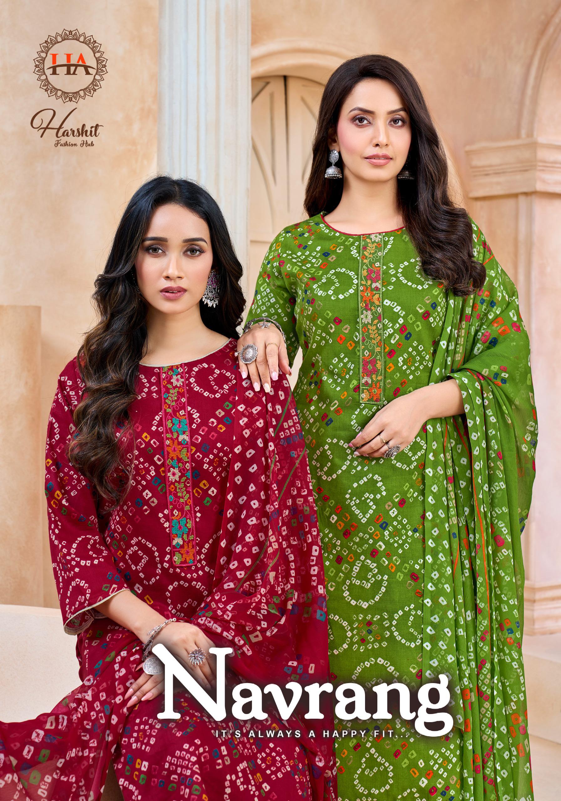 Harshit Fashion – Navrang     Salwar Suit Wholesale Catalog Any Occasion