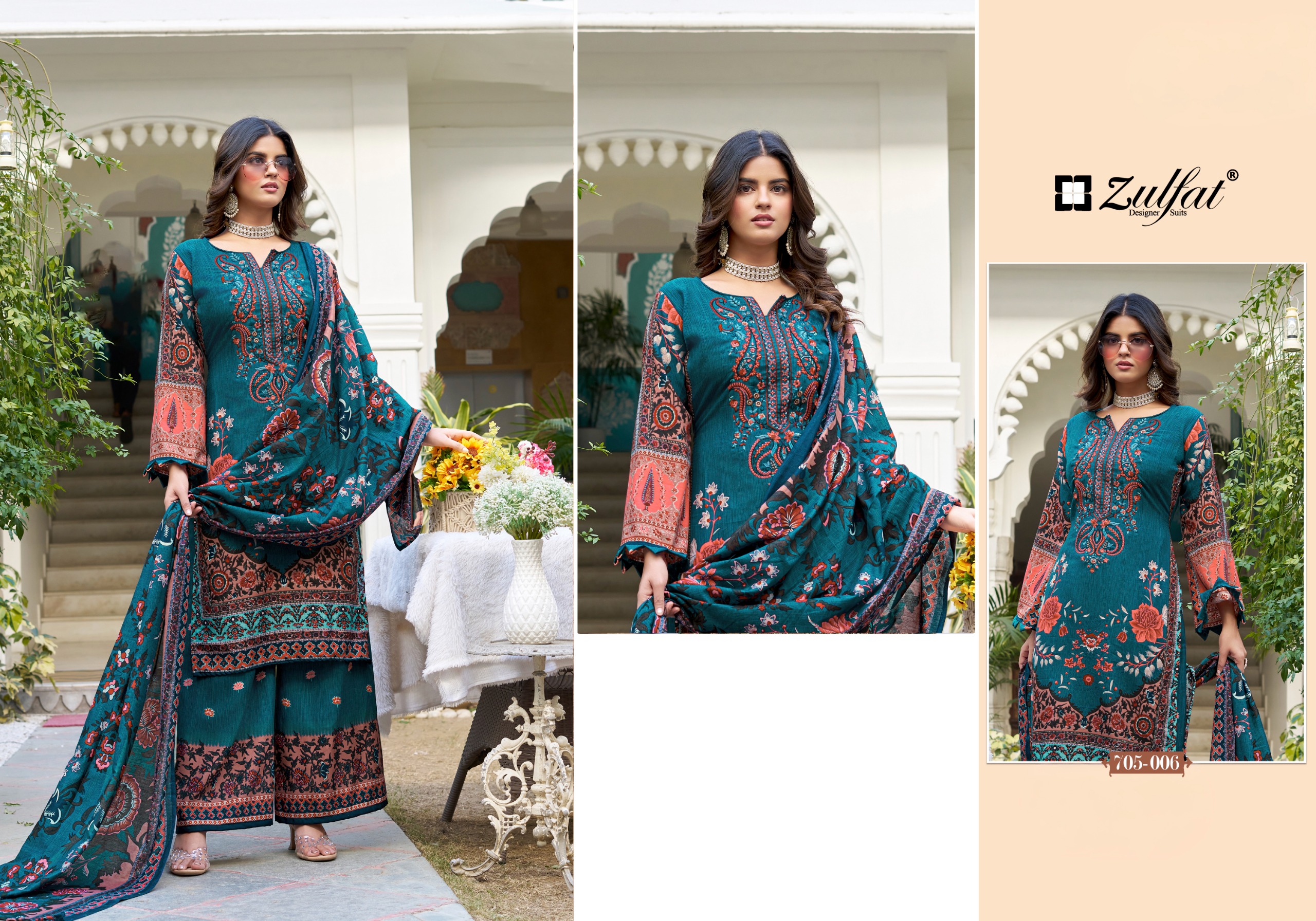 Zulfat Designer Suits - Dilruba Zulfat Designer Suits – Dilruba