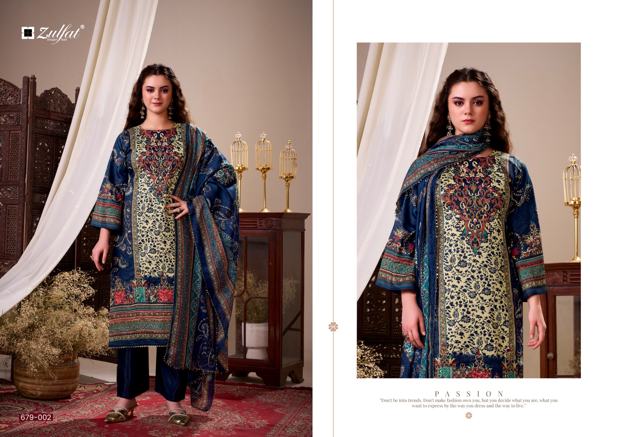 Zulfat Designer Suits – Haniya