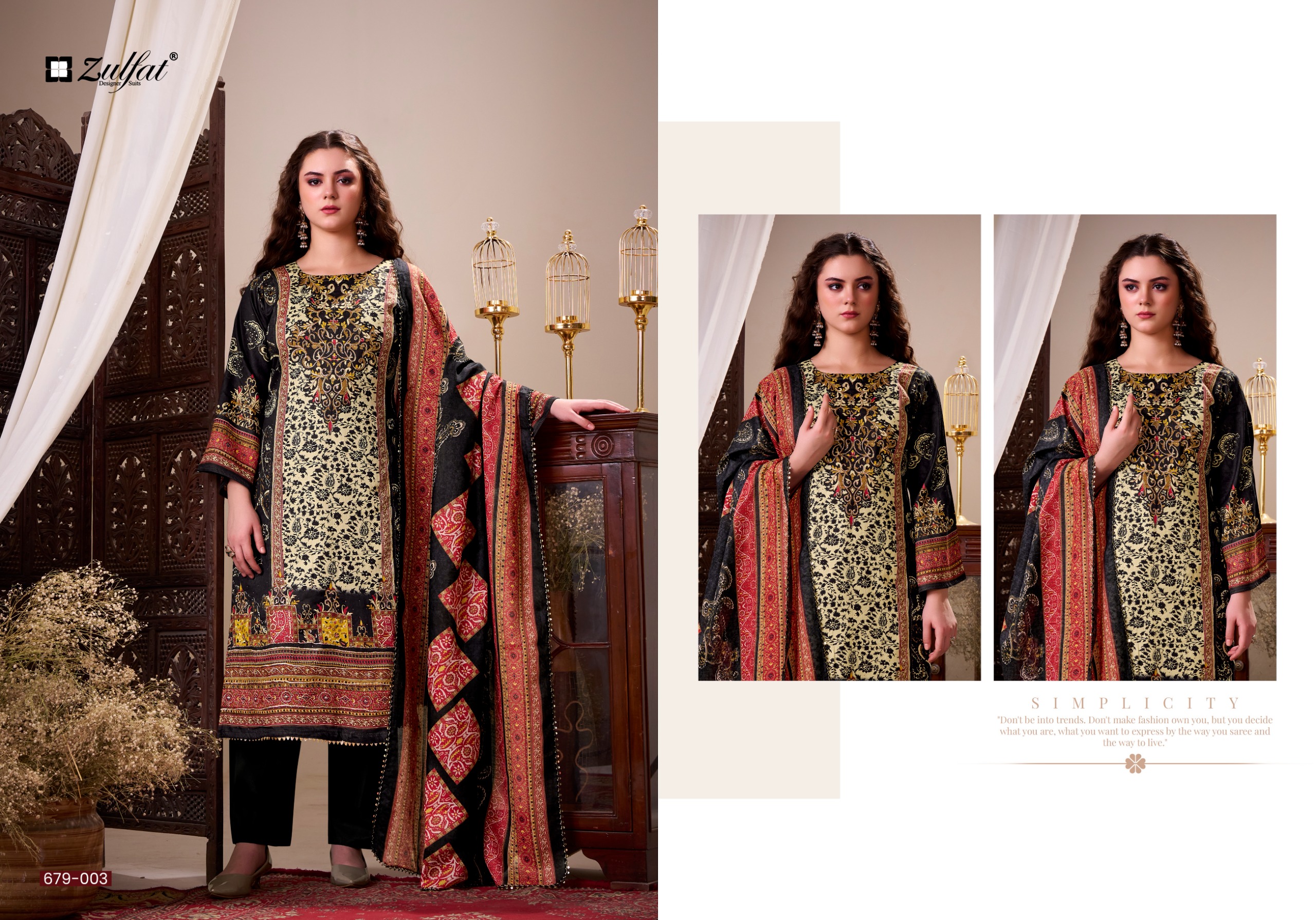 Zulfat Designer Suits – Haniya