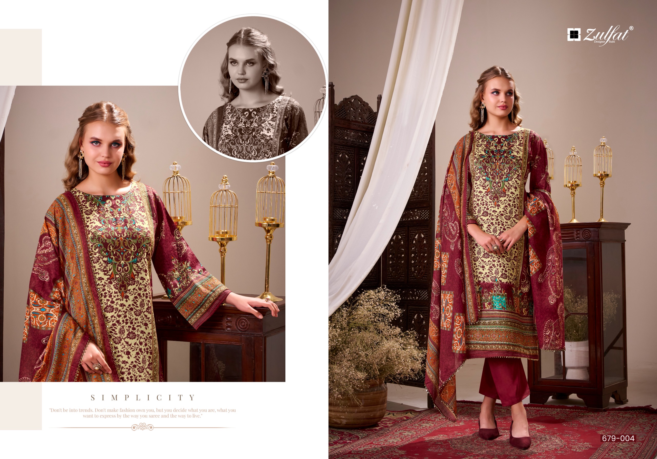 Zulfat Designer Suits – Haniya
