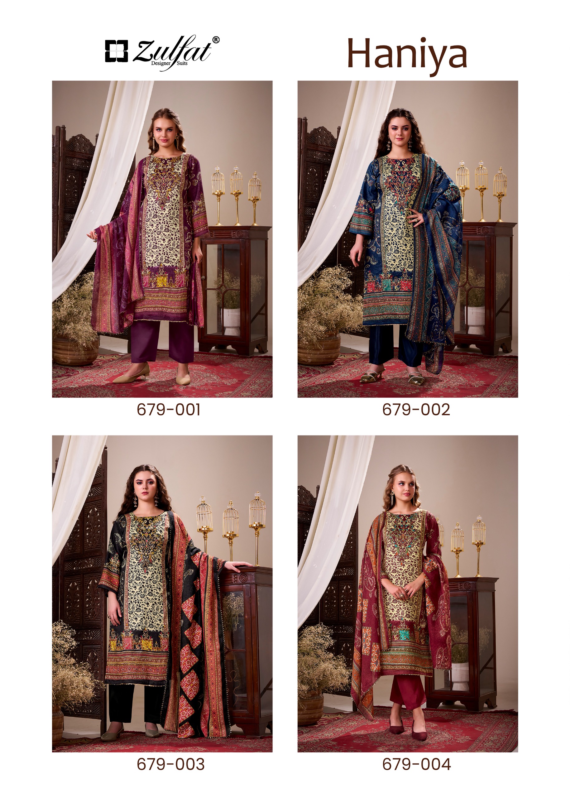 Zulfat Designer Suits – Haniya