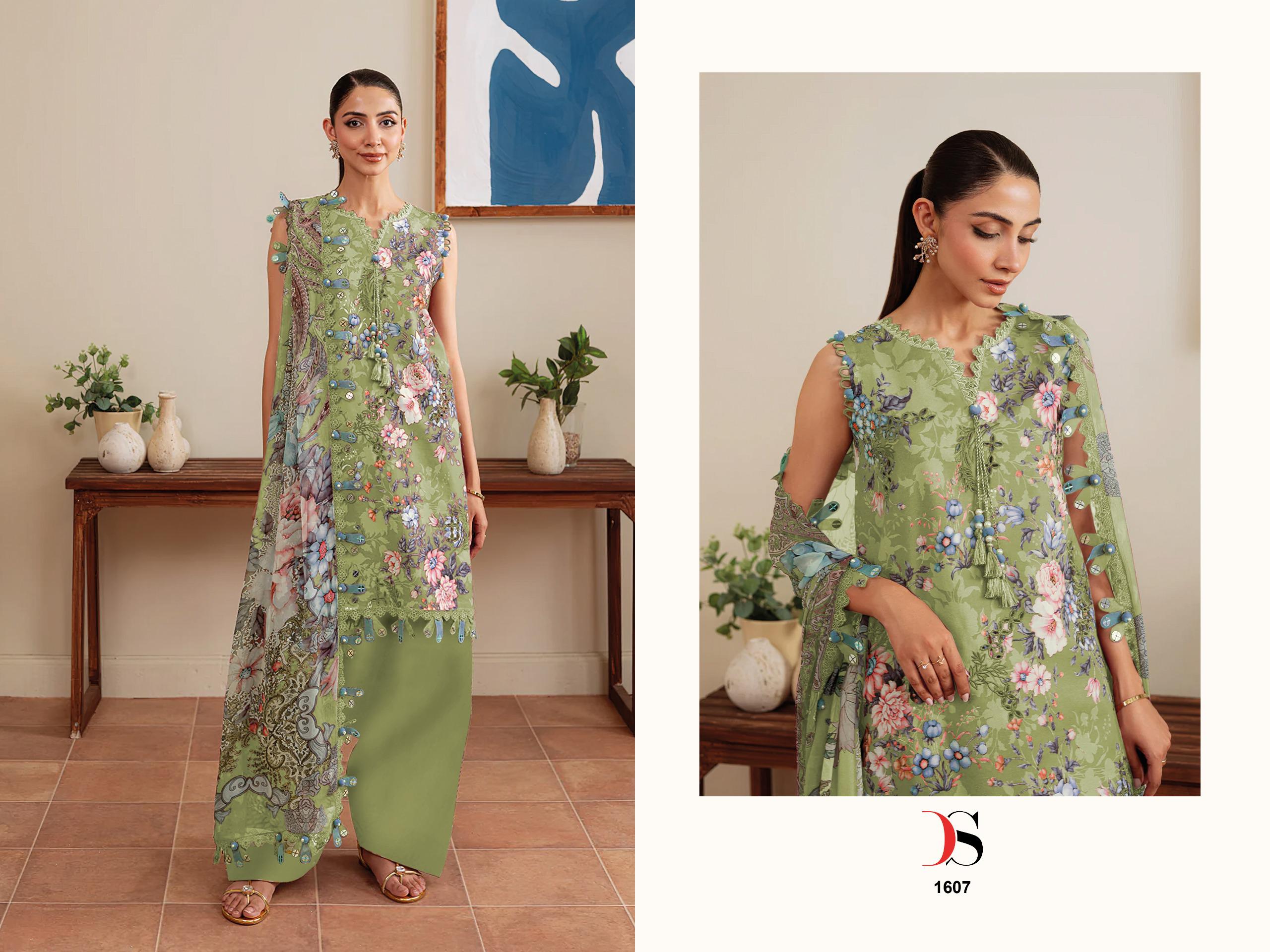 DEEPSY SUITS – Jade Lumea Cotton Duptta