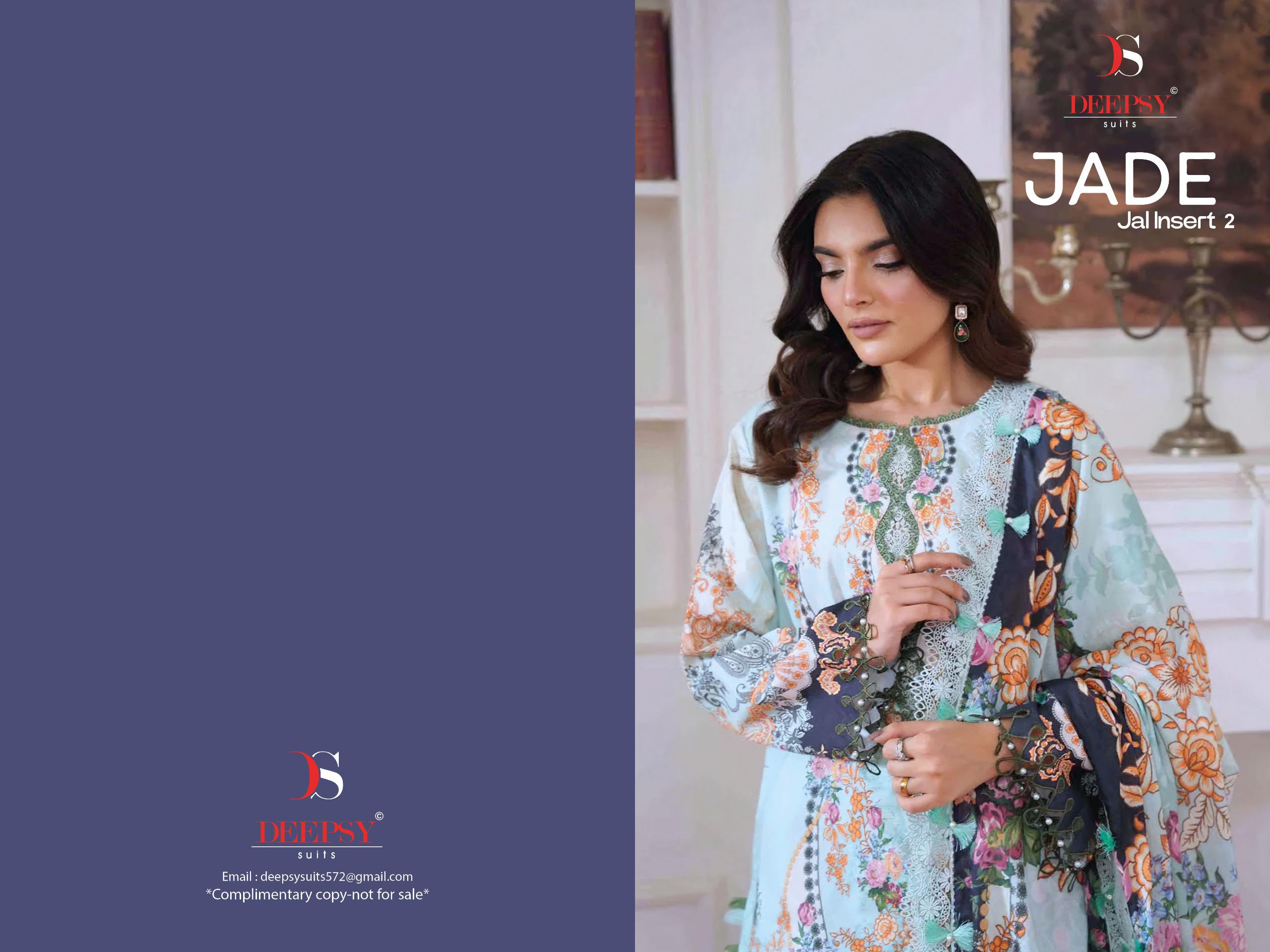 DEEPSY SUITS – Jade Jal Insert -2 Ciffon Duptta