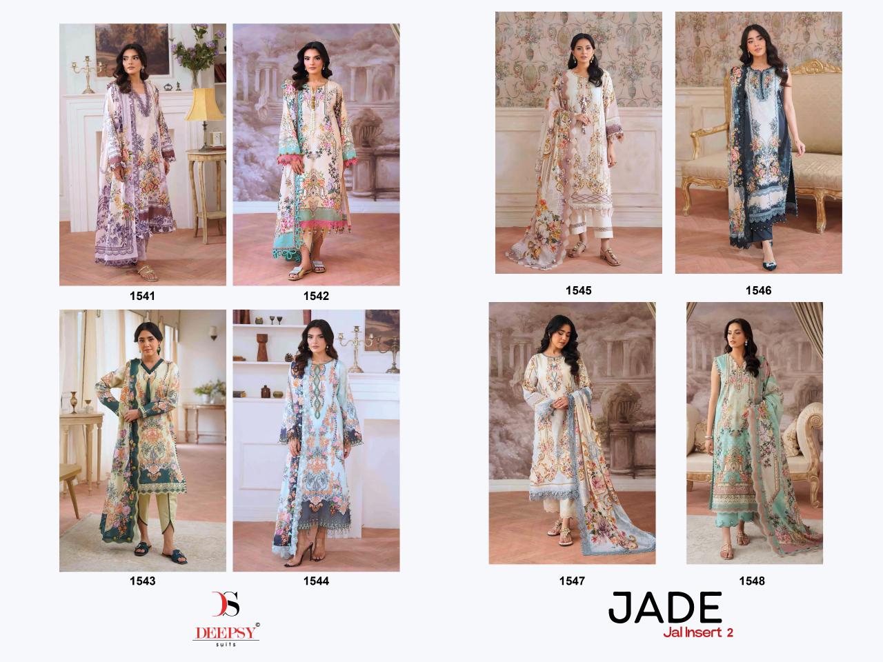 DEEPSY SUITS – Jade Jal Insert -2 Ciffon Duptta