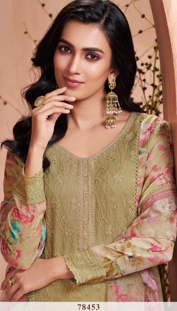 Kuleesh – Pankh     Salwar Suit Wholesale Catalog Party Wear