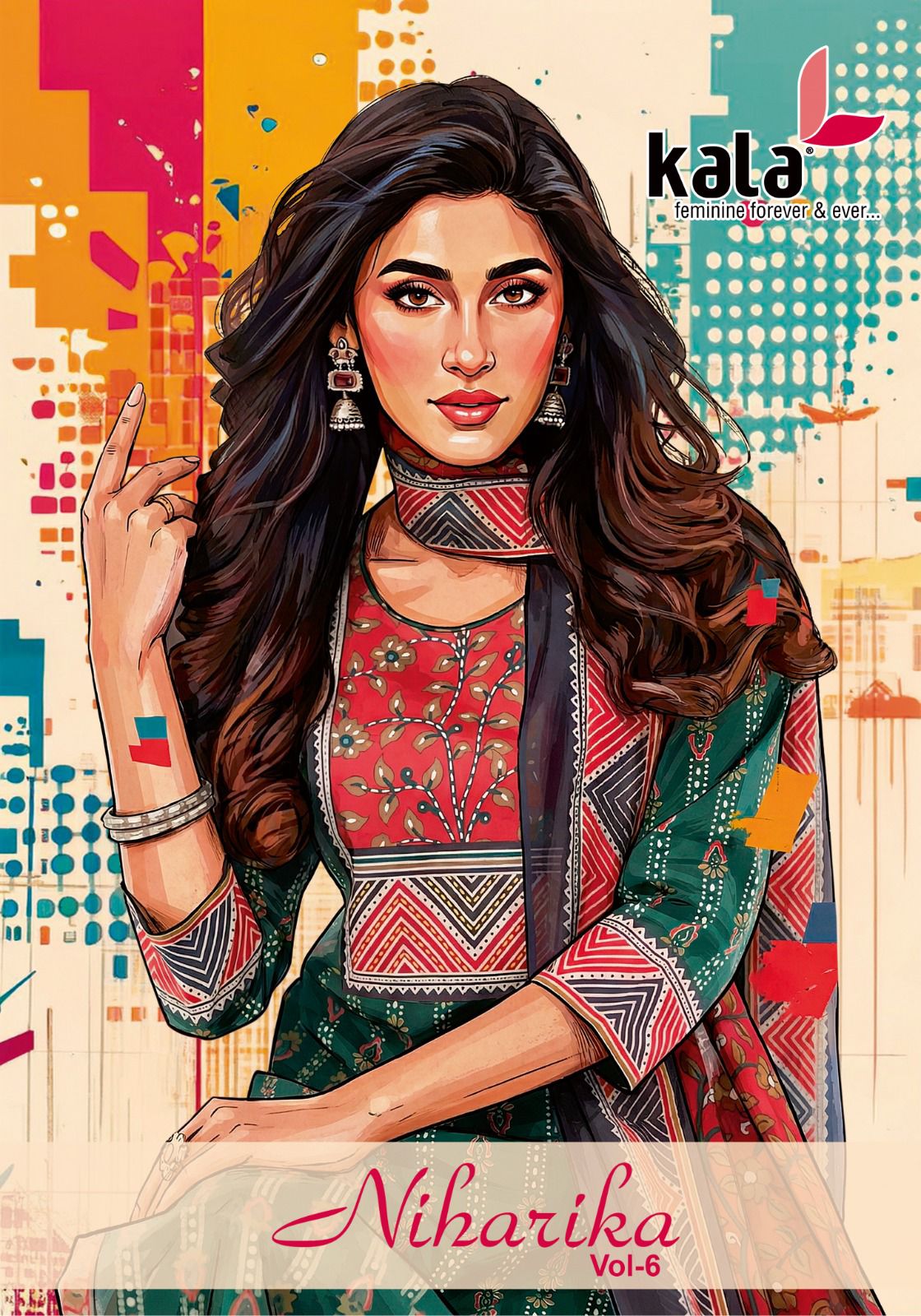 Kala – Niharika Vol.6     Readymade Wholesale Catalog Any Occasion