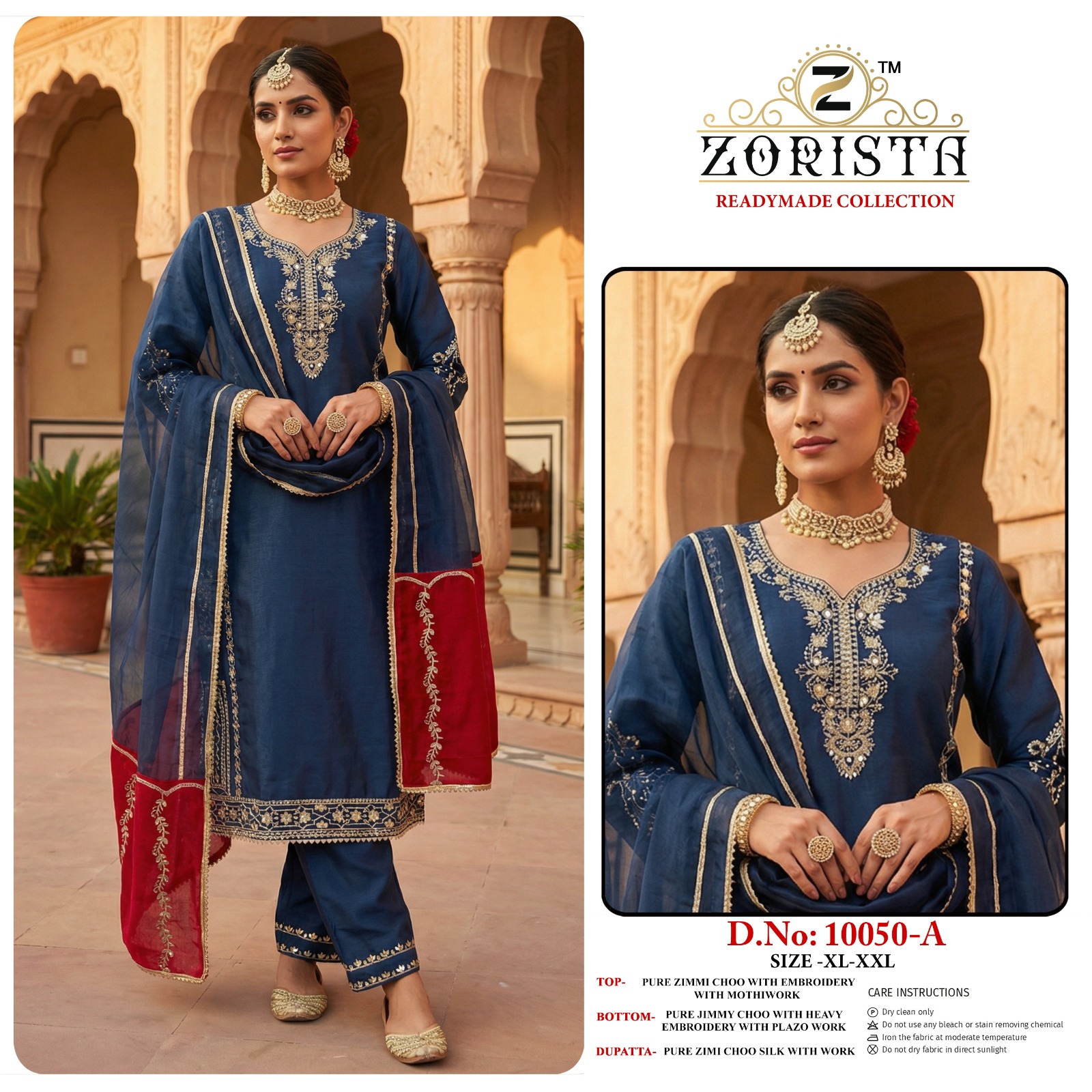 Zorista – D.No.10050     Readymade Wholesale Catalog Ramzan Special