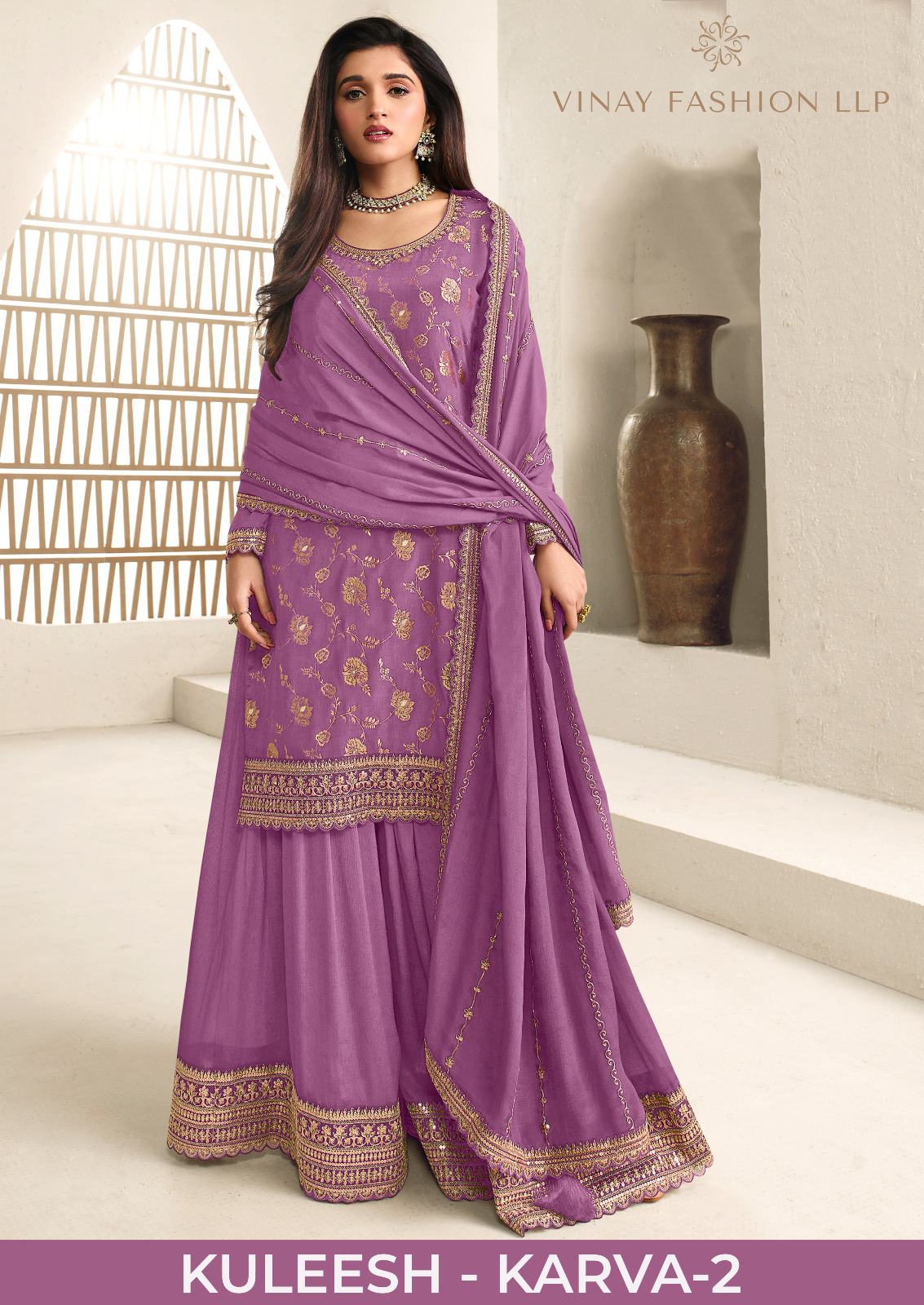 Kuleesh – Karva Vol.2     Salwar Suit Wholesale Catalog Party Wear