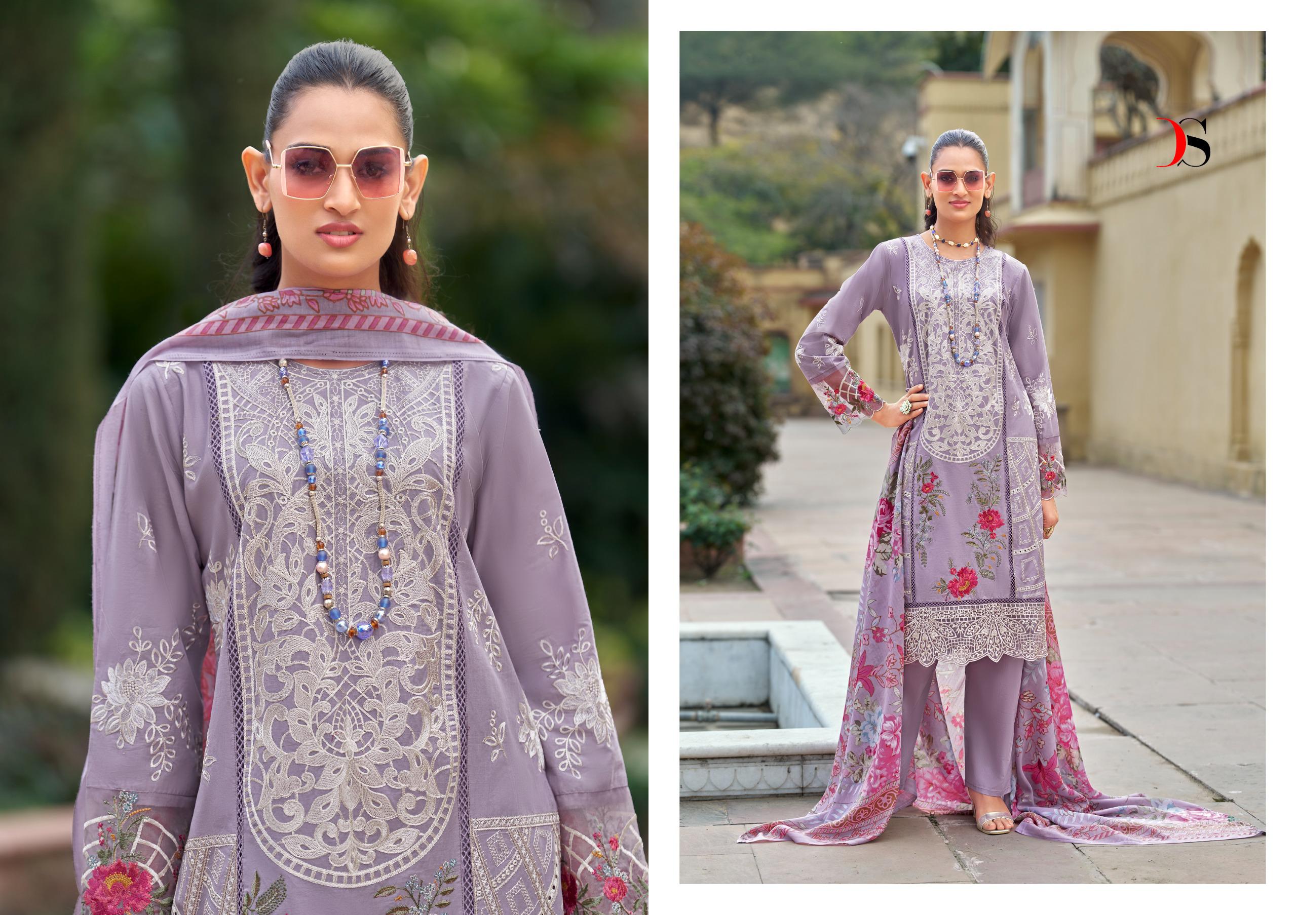 DEEPSY SUITS – Maria b Luxe -3 Chiffon Duptta