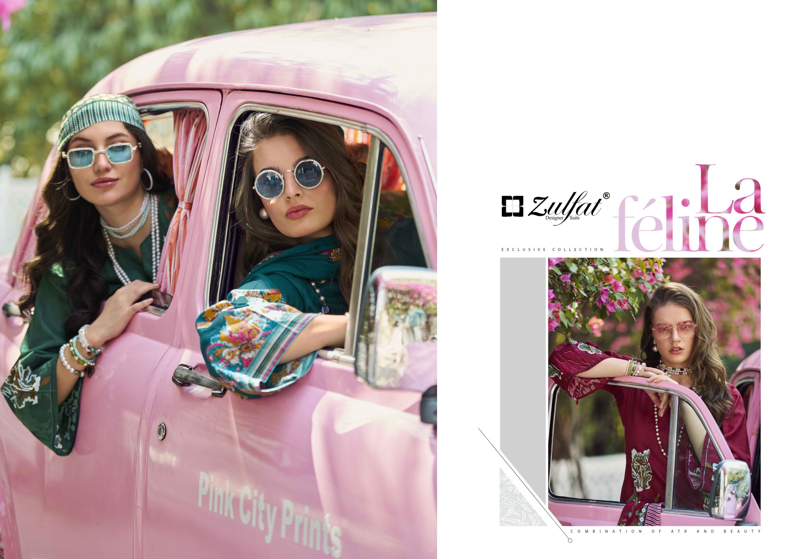 Zulfat Designer Suits - Bahaar Zulfat Designer Suits – Bahaar