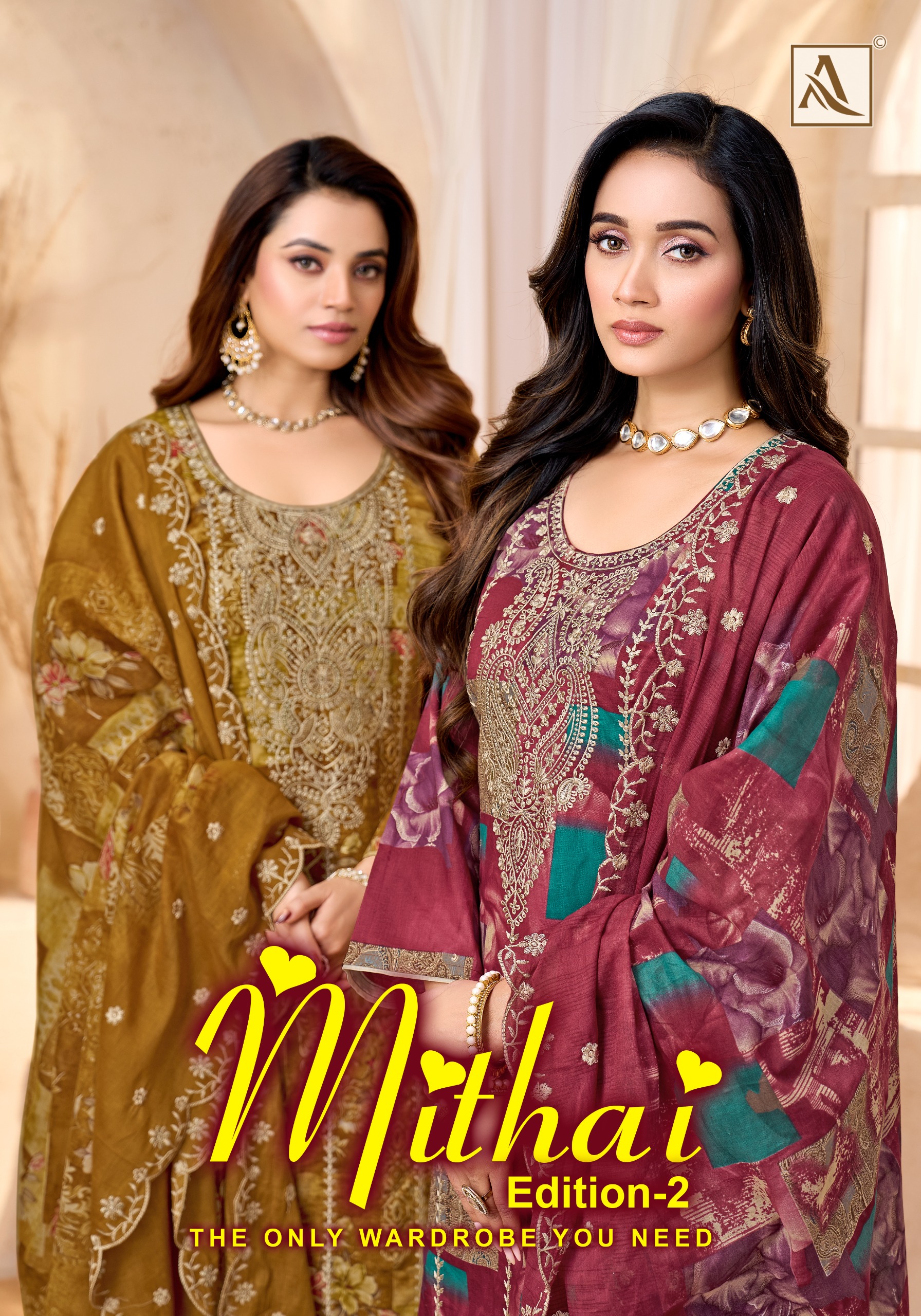 Alok Suit – Mithai 2     Salwar Suit Wholesale Catalog Any Occasion