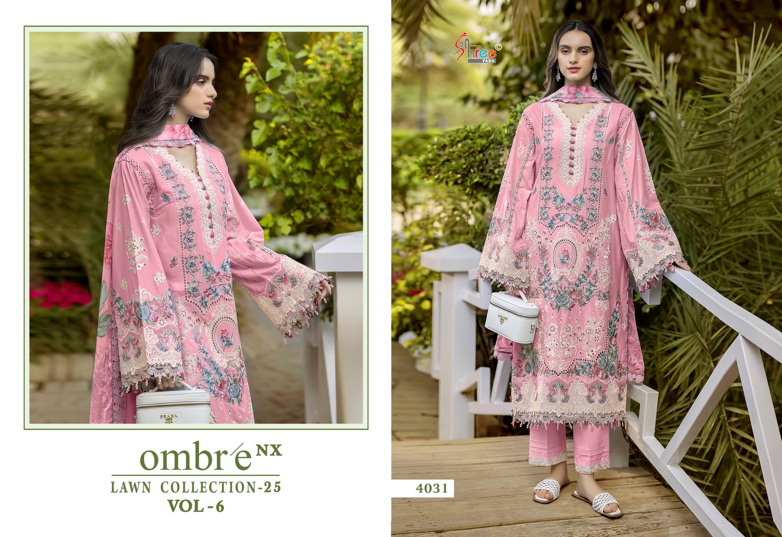 Shree Fab  – Ombre Lawn vol.6 Cotton Duptta
