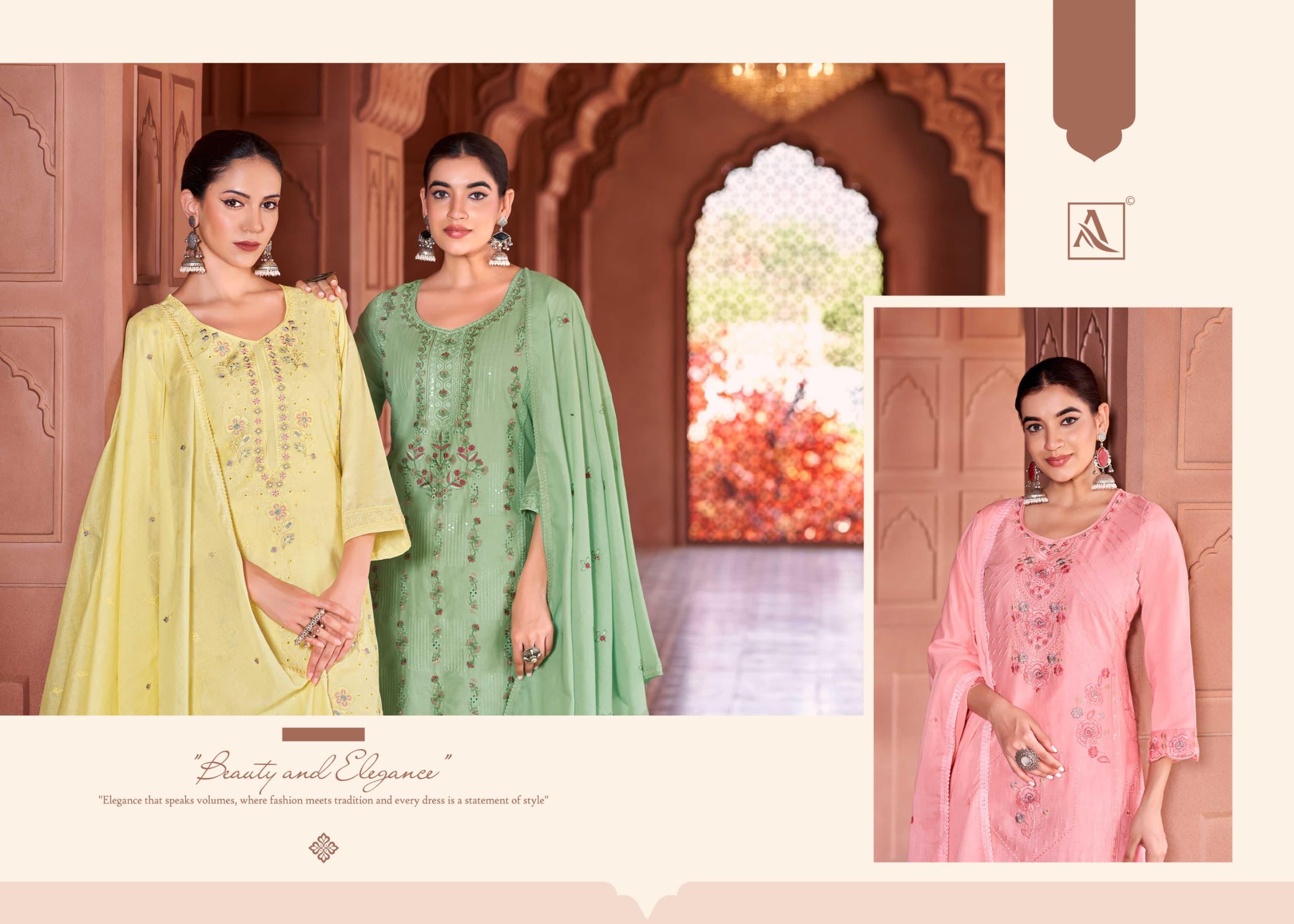 Alok Suit – Green Ombre