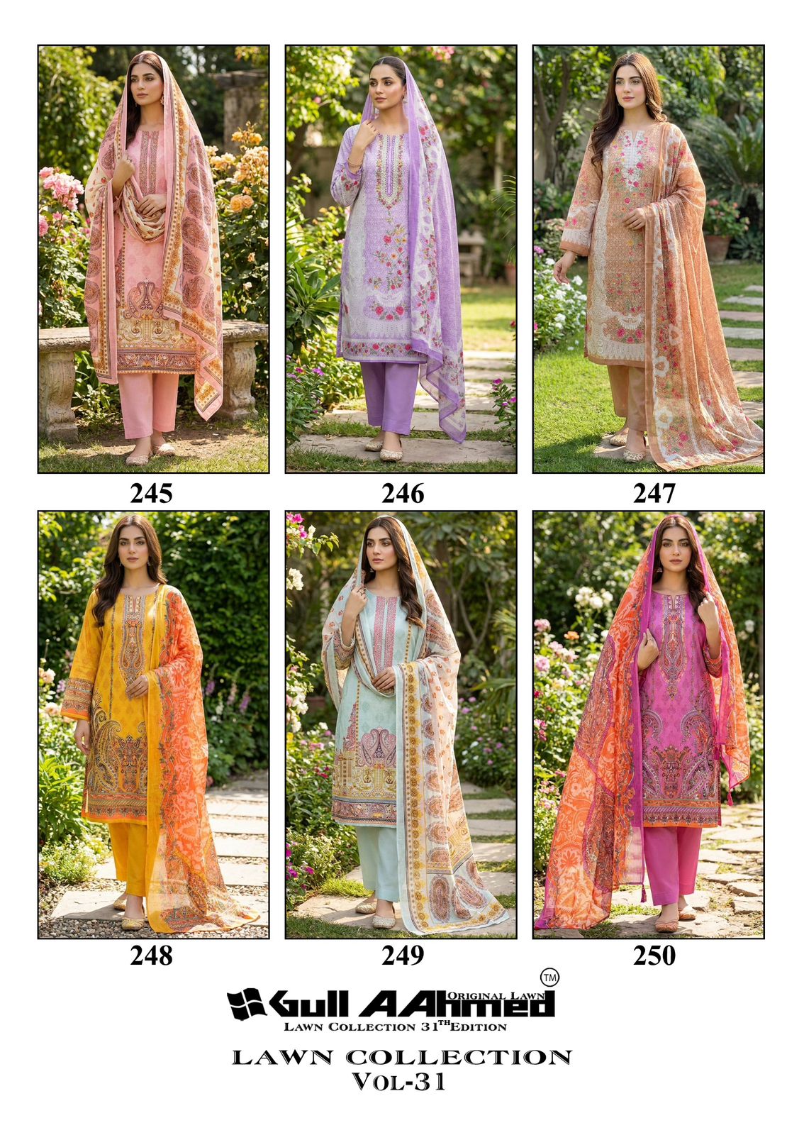 Gull Ahmed – Lawn Collection Vol.31