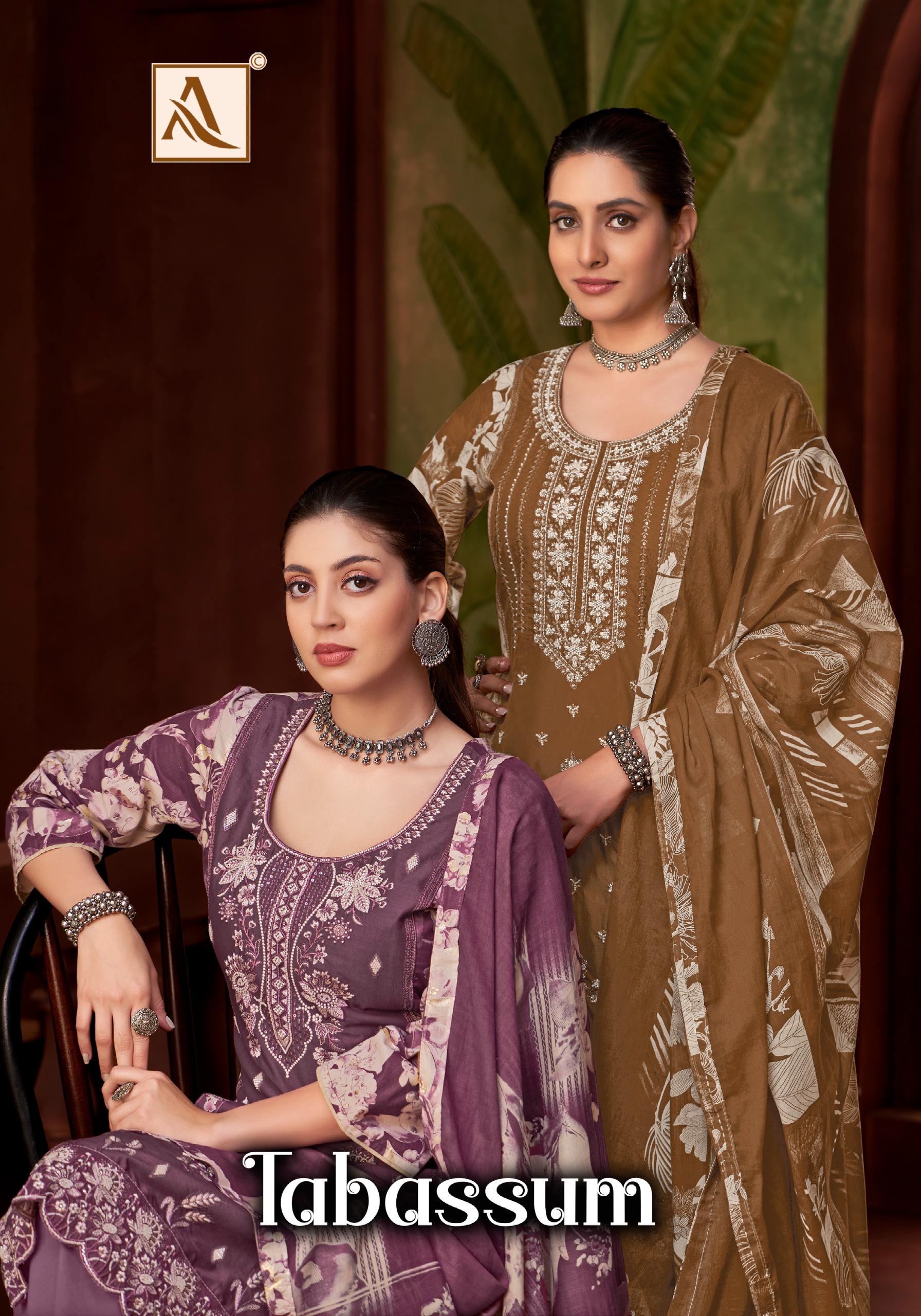 Alok Suit – Tabassum     Salwar Suit Wholesale Catalog Any Occasion