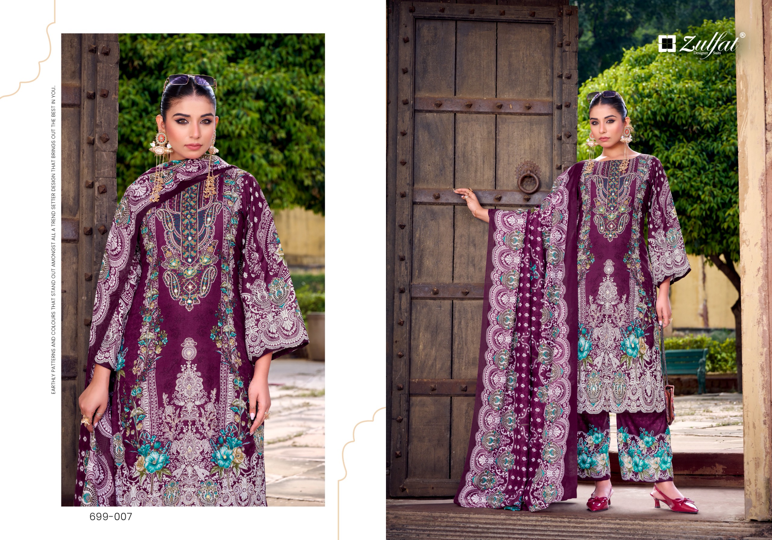 Zulfat Designer Suits – Shaheena