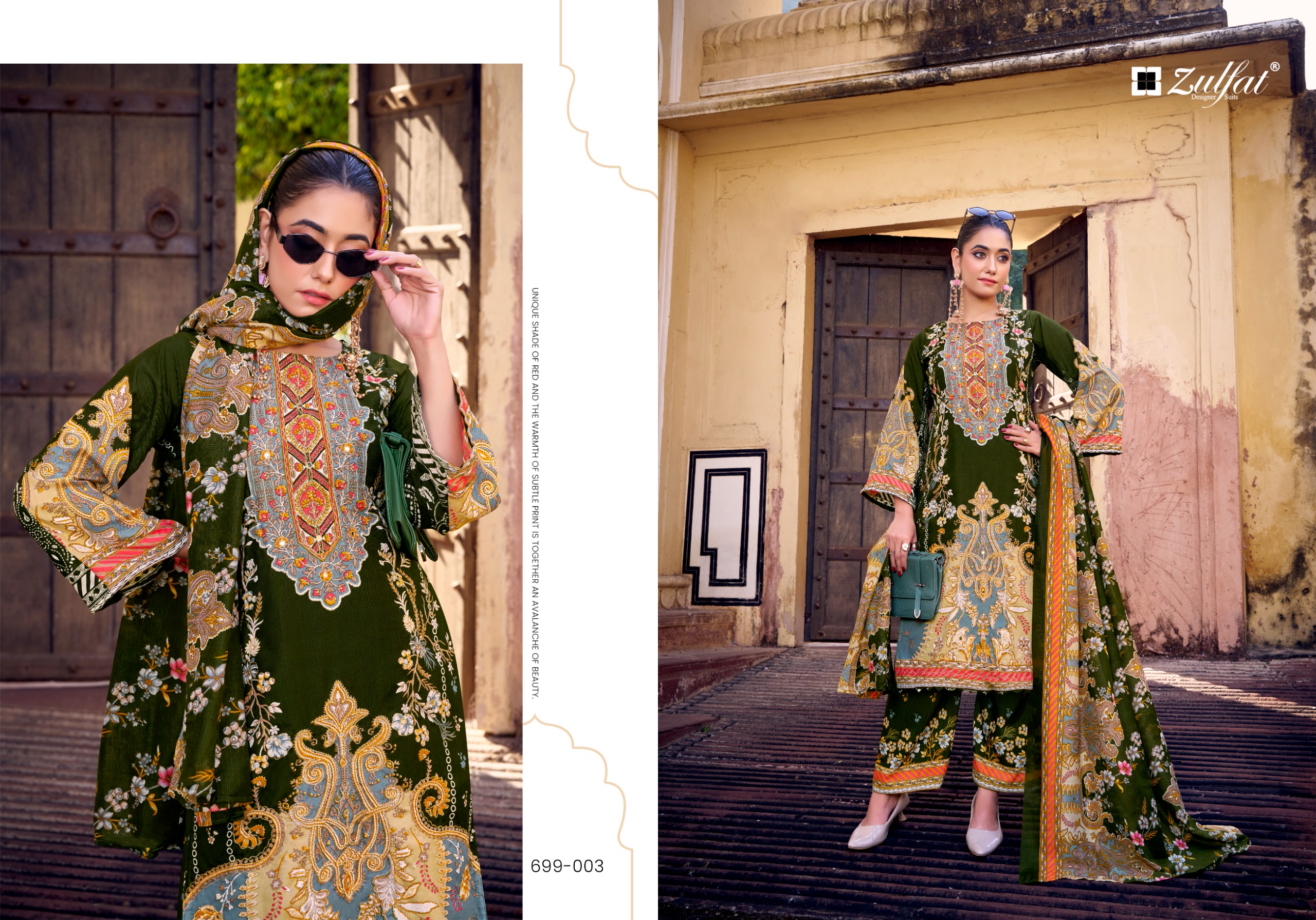 Zulfat Designer Suits – Shaheena