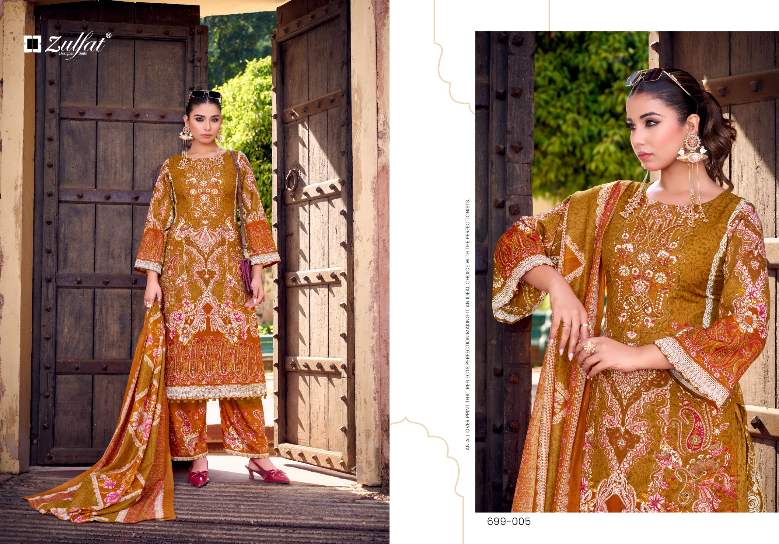 Zulfat Designer Suits – Shaheena