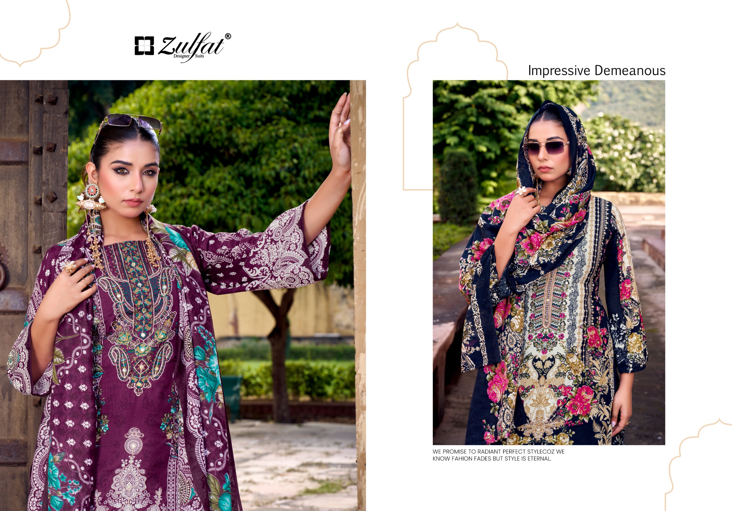 Zulfat Designer Suits – Shaheena