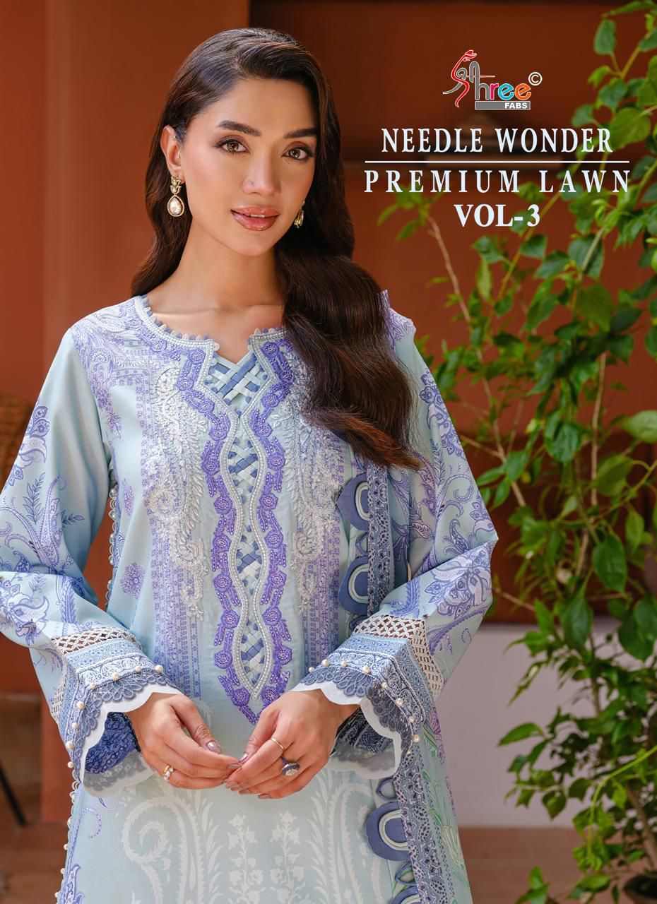 Shree Fab – Needle Wonder Vol.3 Cotton Duptta     Salwar Suit Wholesale Catalog Any Occasion