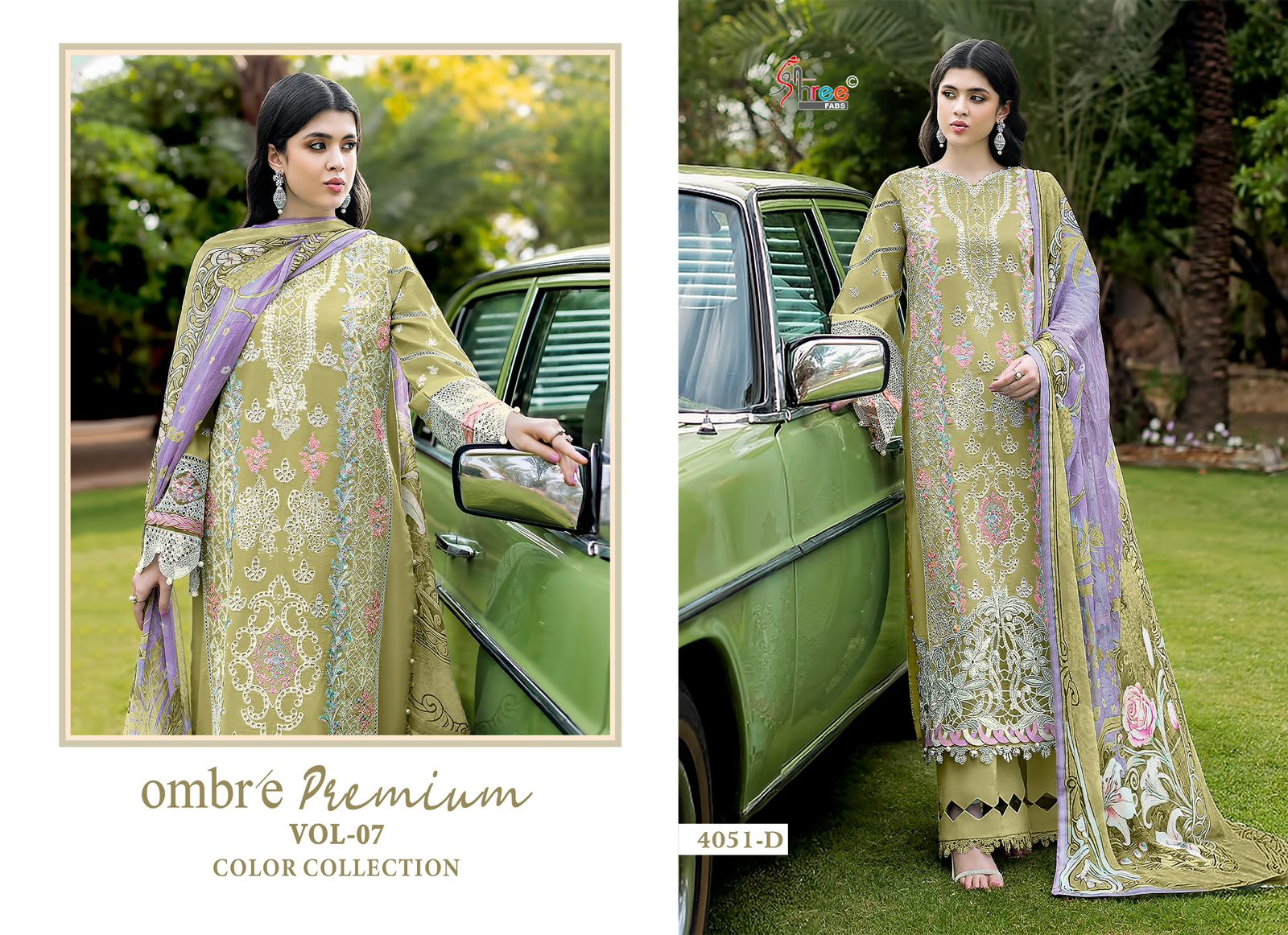 Shree Fab – Ombre lawn vol.7 Cotton Duptta